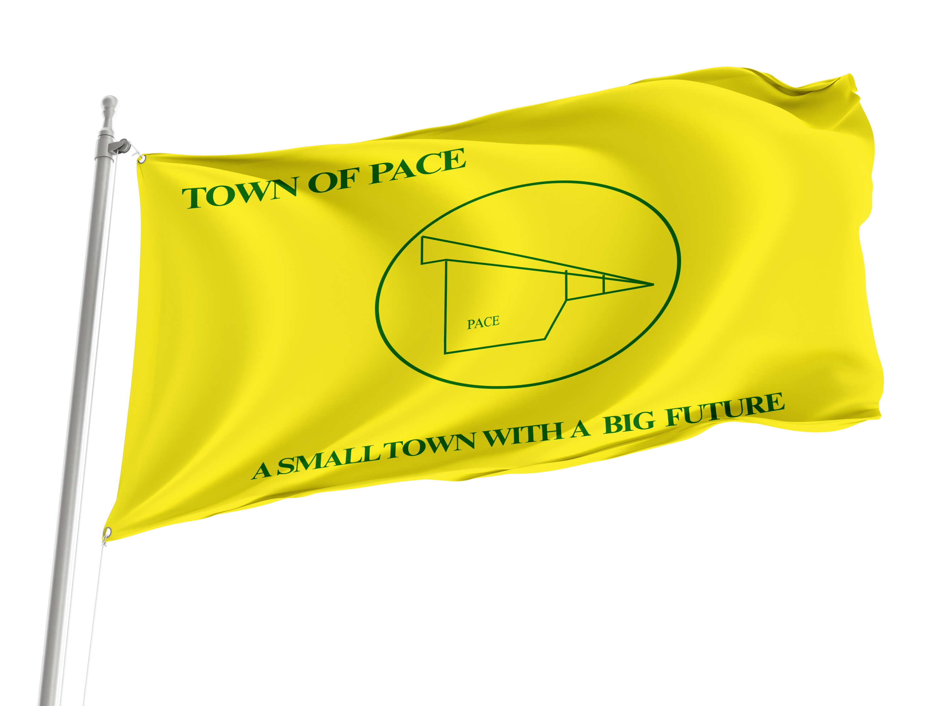 Pace Town Flag for Indoor & Outdoor Use