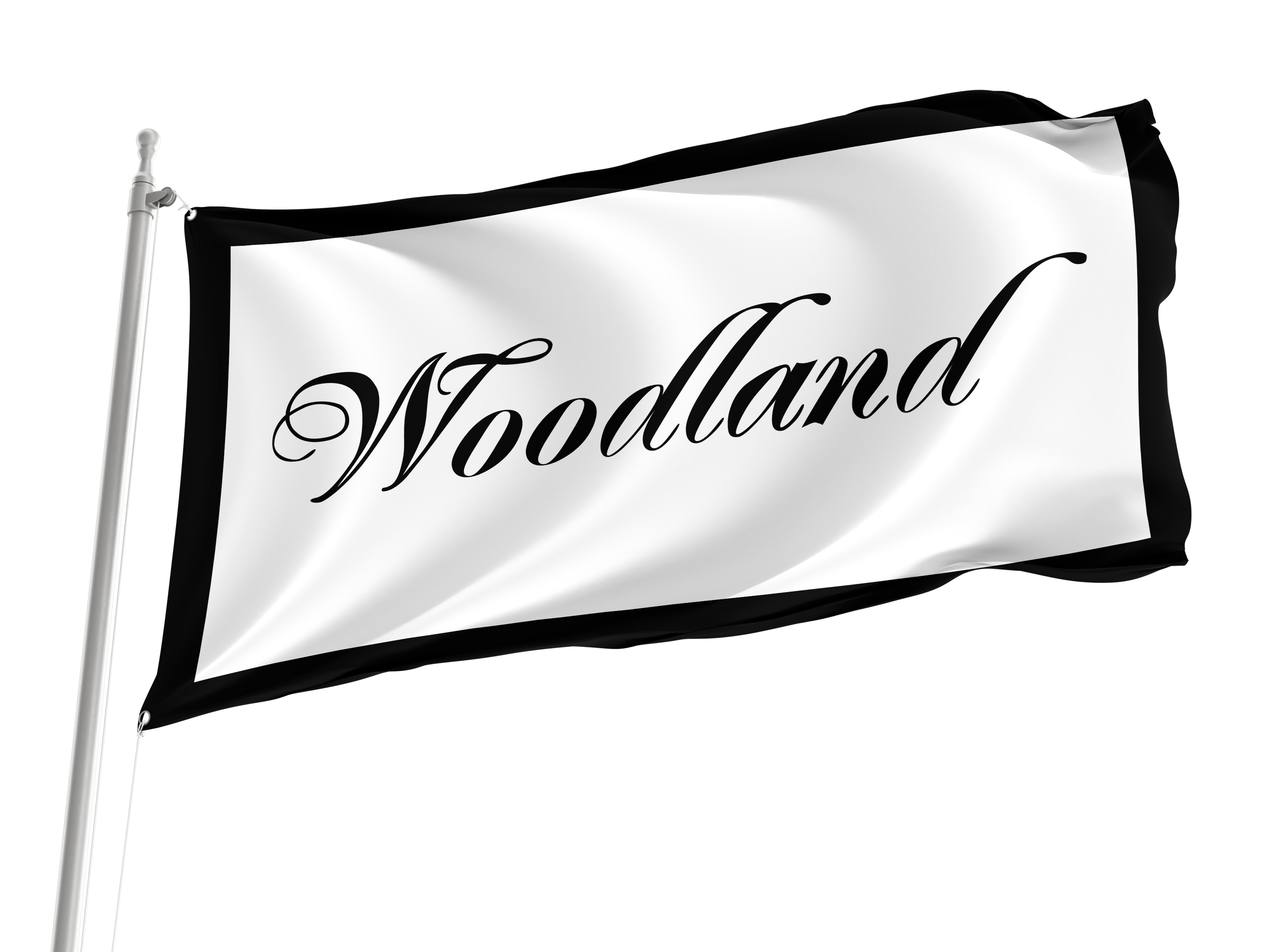 Woodland Black Flag for Indoor & Outdoor Use