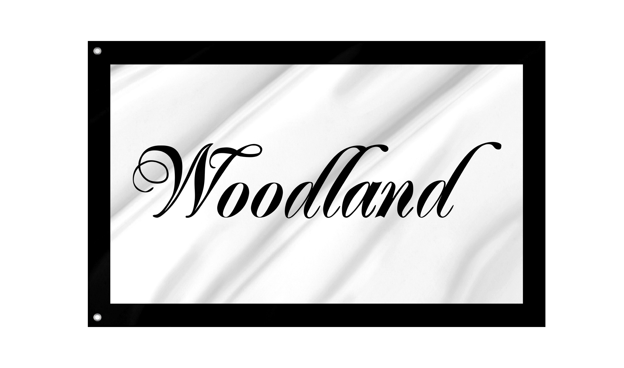 Woodland Black Flag for Indoor & Outdoor Use