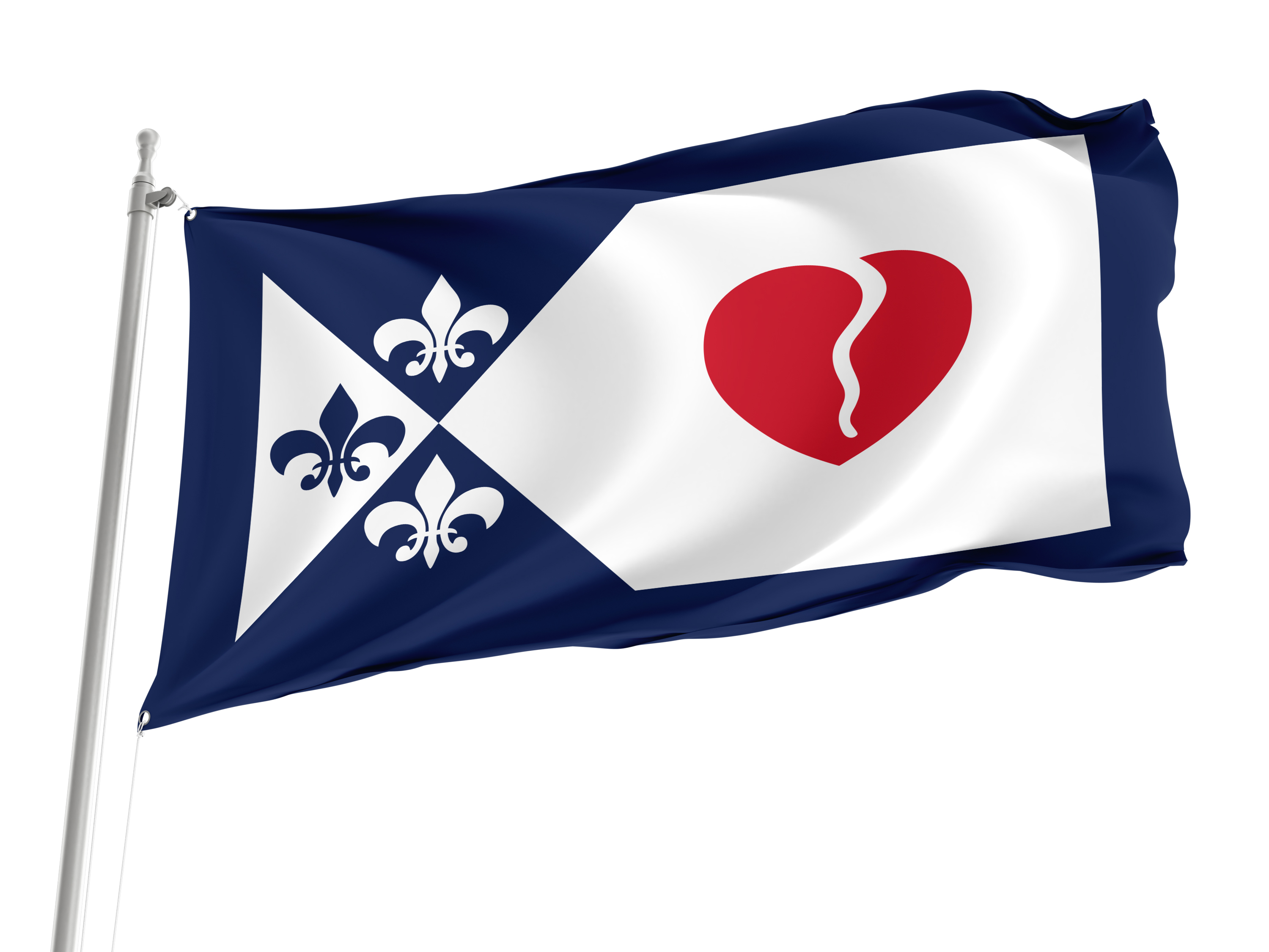 Creve Coeur Flag for Indoor & Outdoor Use