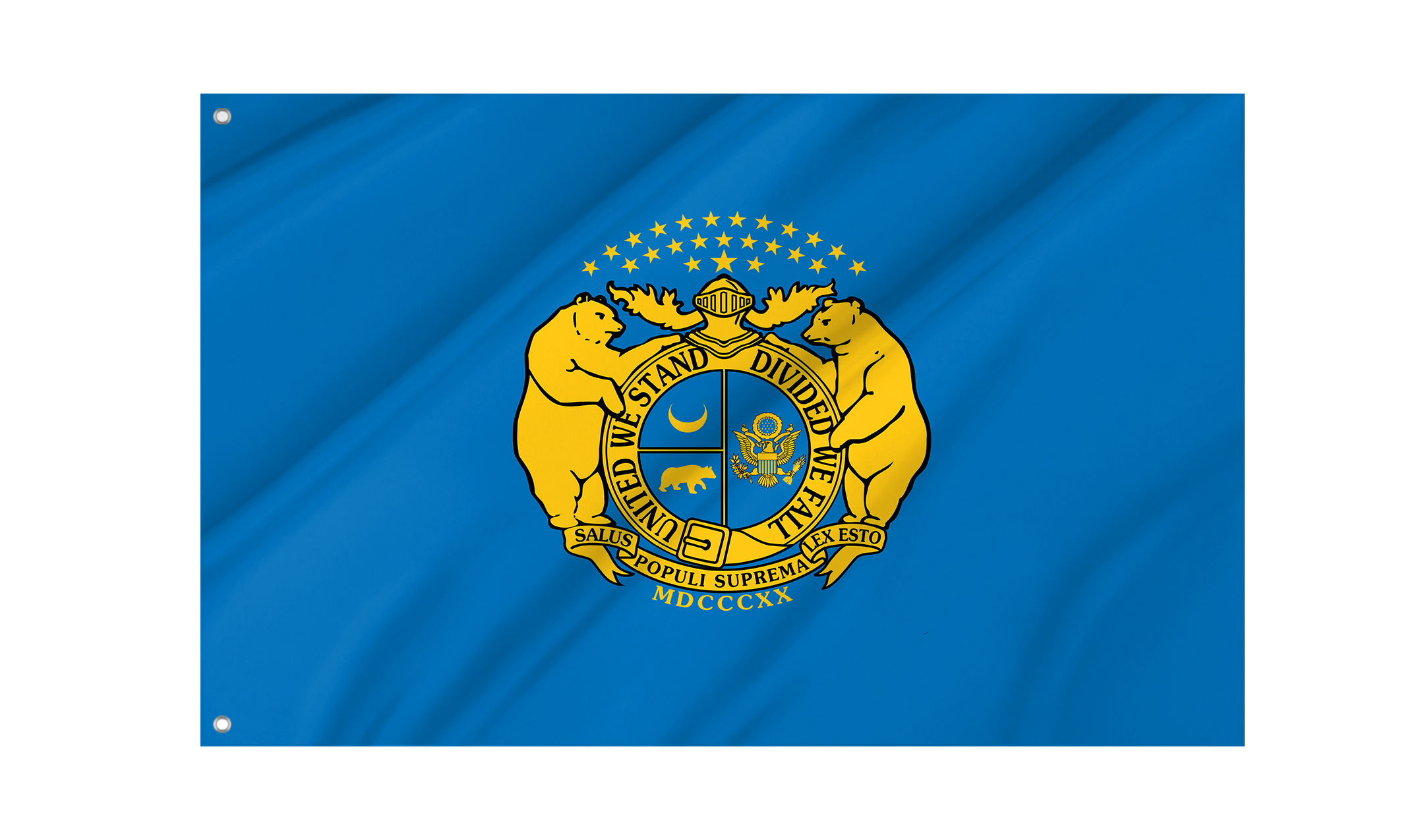 Missouri State Guard Flag for Indoor & Outdoor Use