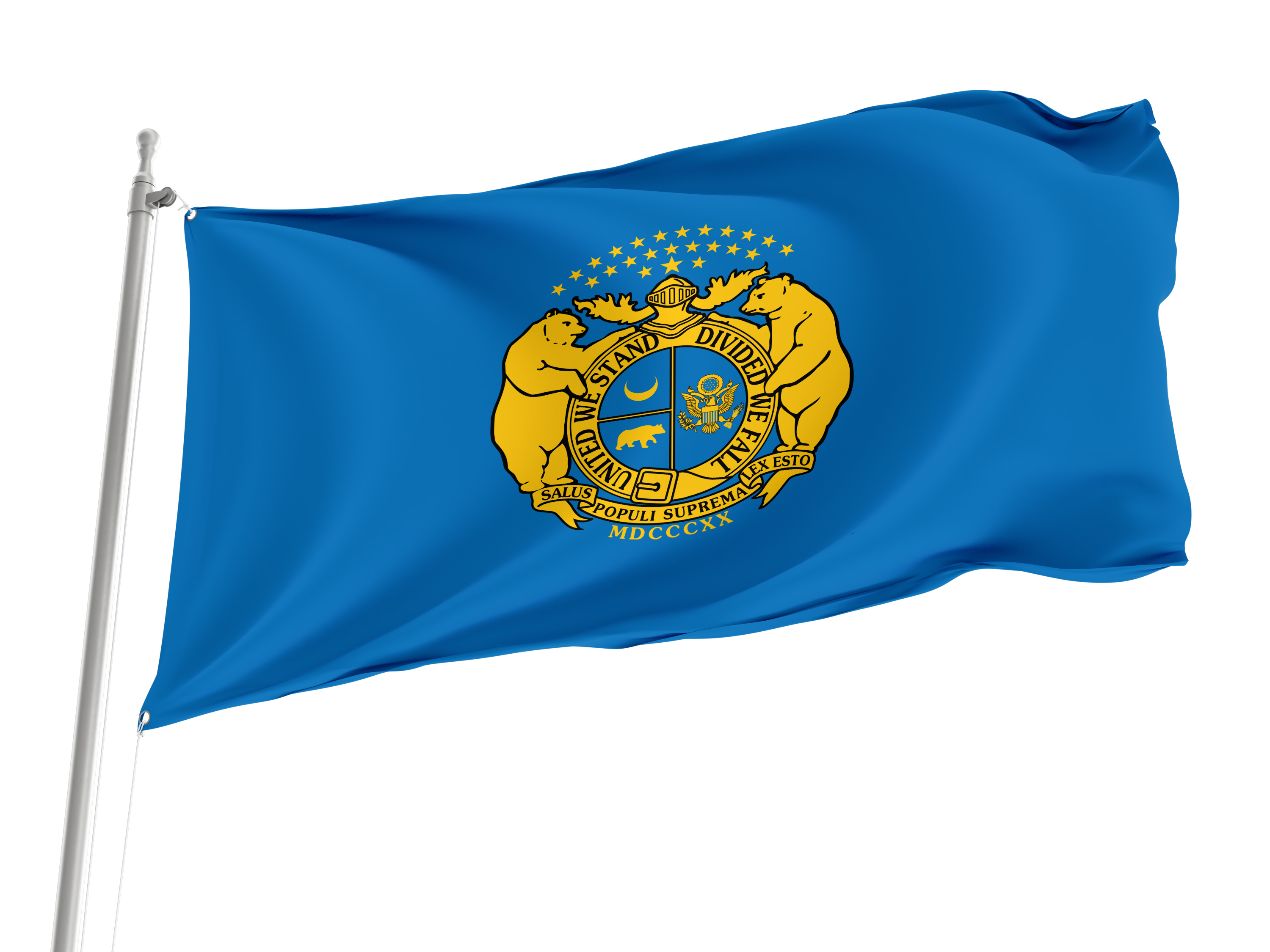 Missouri State Guard Flag for Indoor & Outdoor Use