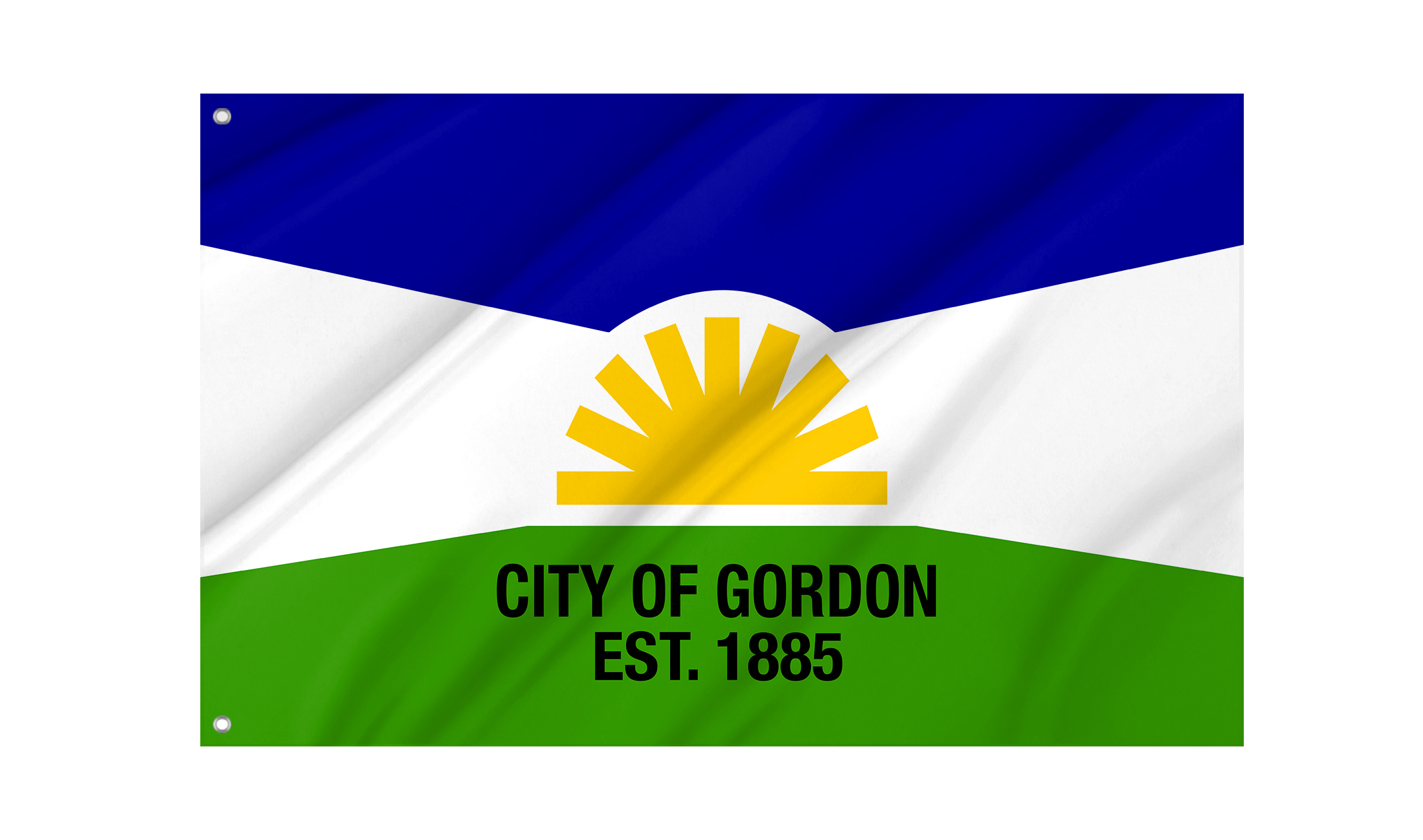 Gordon City Flag for Indoor & Outdoor Use