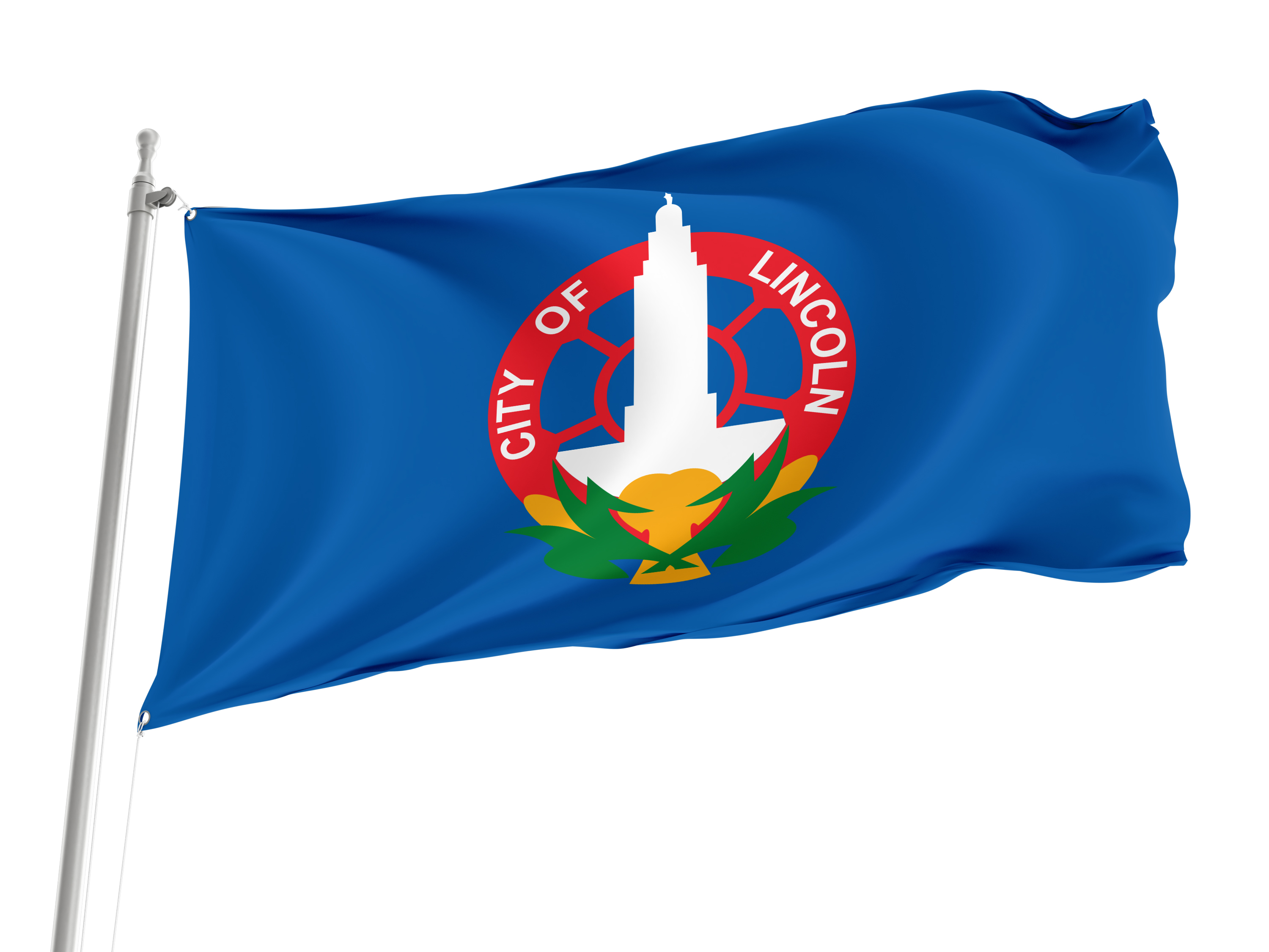 Lincoln City Flag for Indoor & Outdoor Use