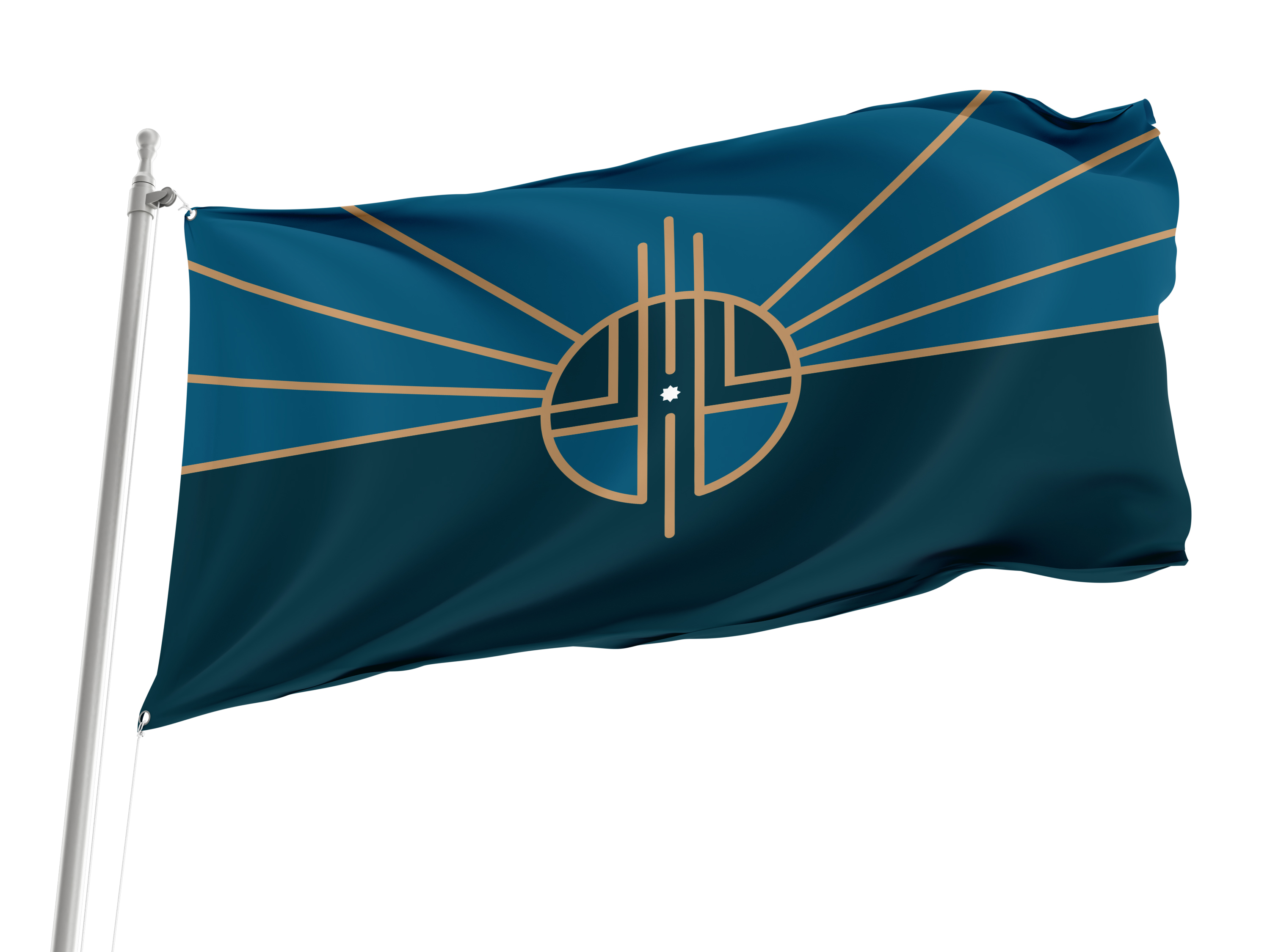 Lincoln 2022 Flag for Indoor & Outdoor Use