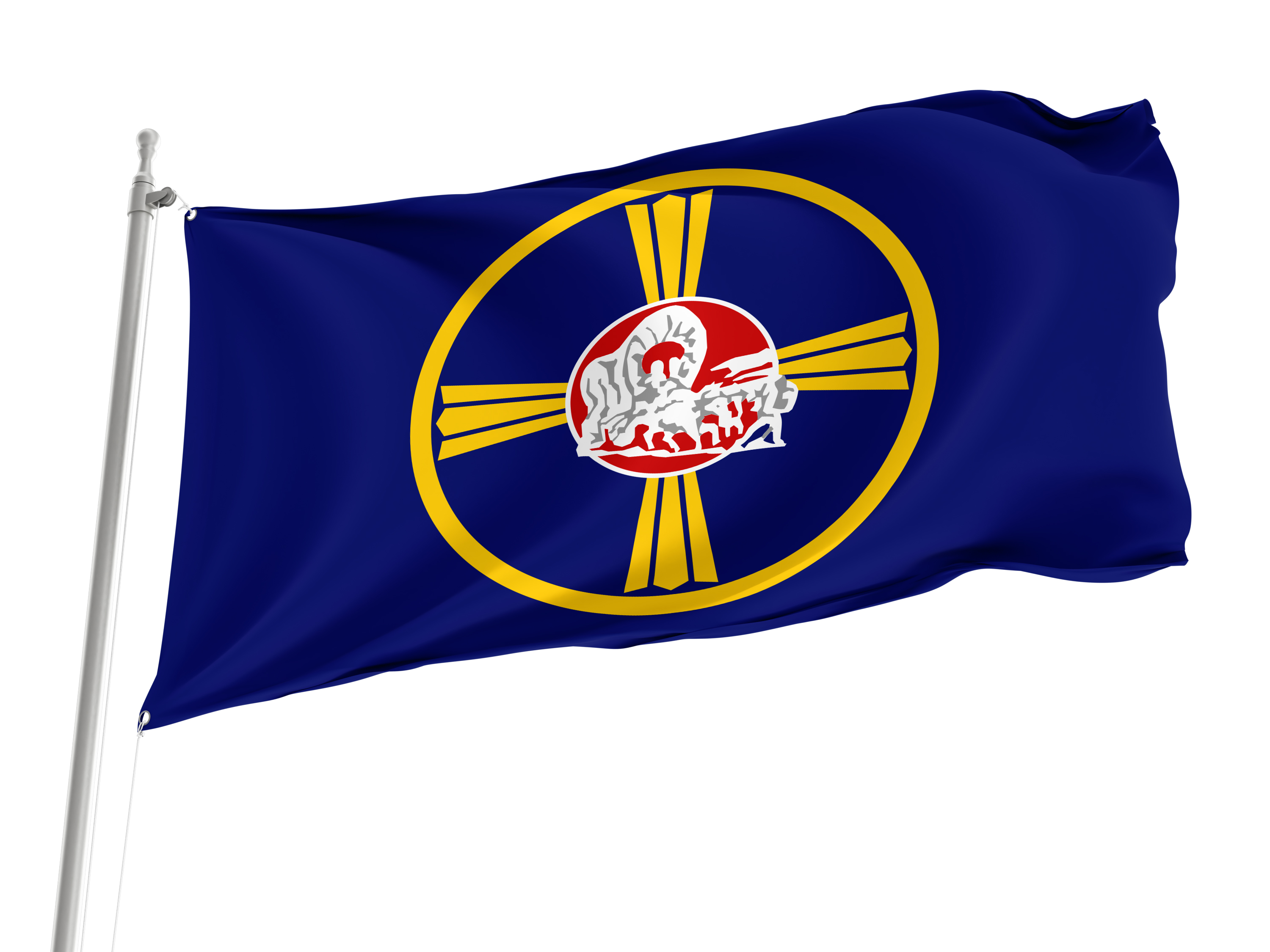 Omaha Flag for Indoor & Outdoor Use