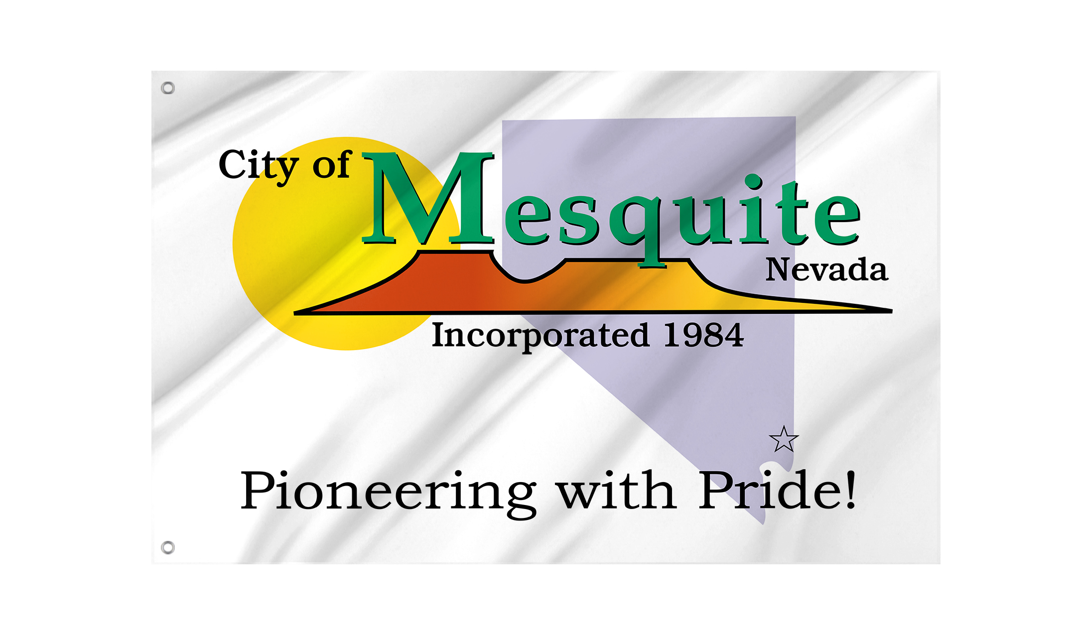 Mesquite City Flag for Indoor & Outdoor Use