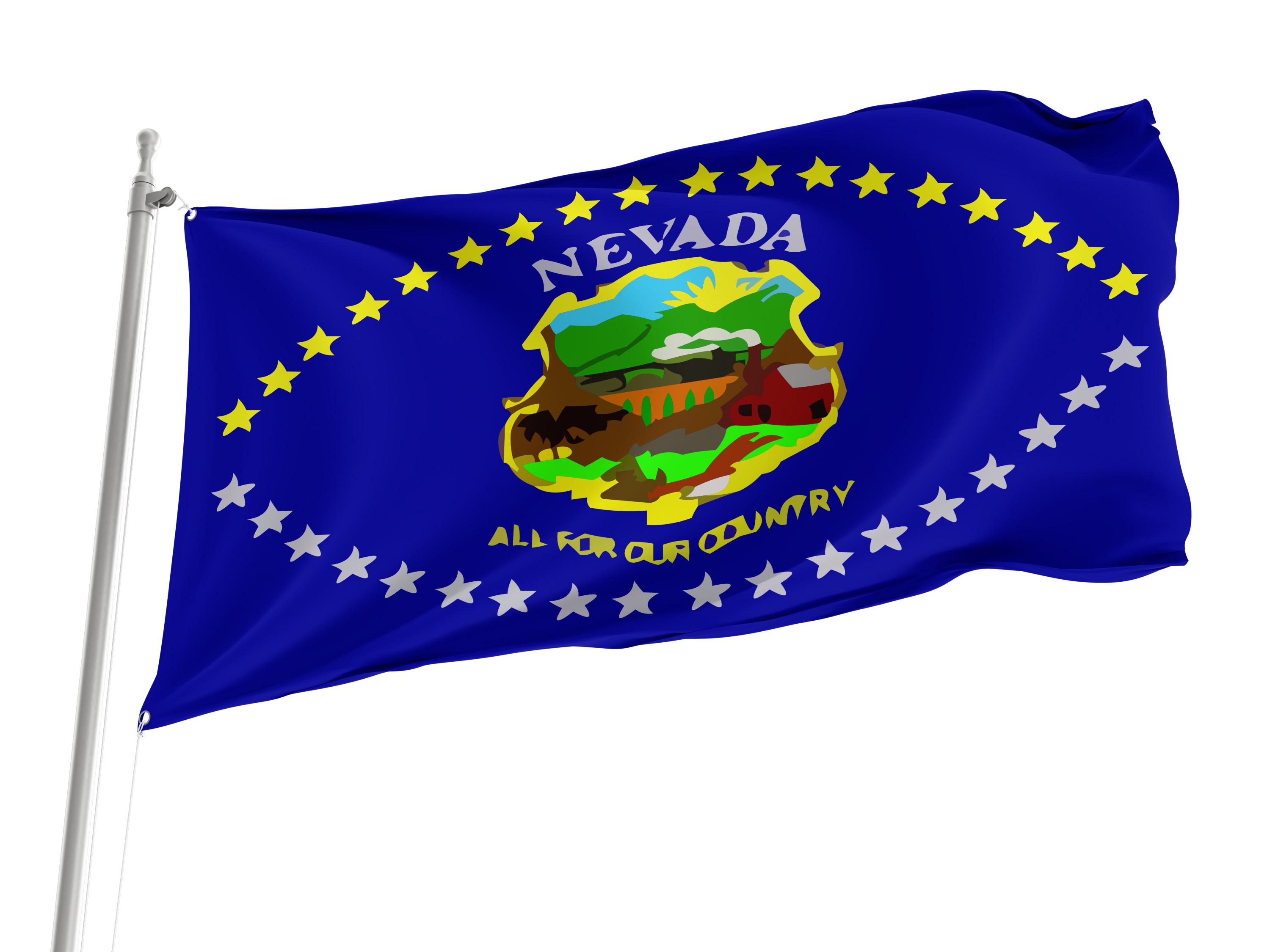 Nevada 1915-1929 Flag for Indoor & Outdoor Use