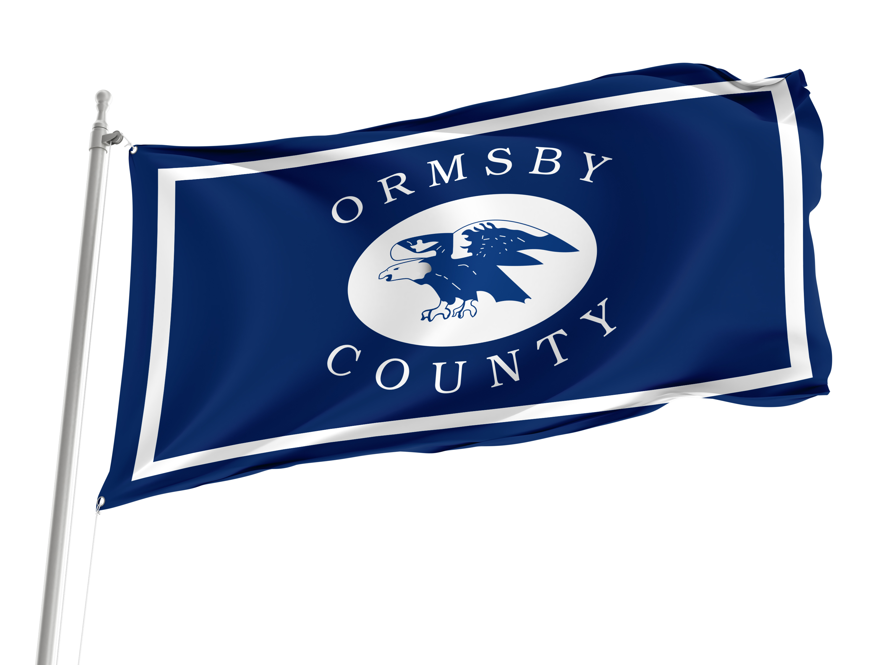 Ormsby County 1964-1969 Flag for Indoor & Outdoor Use