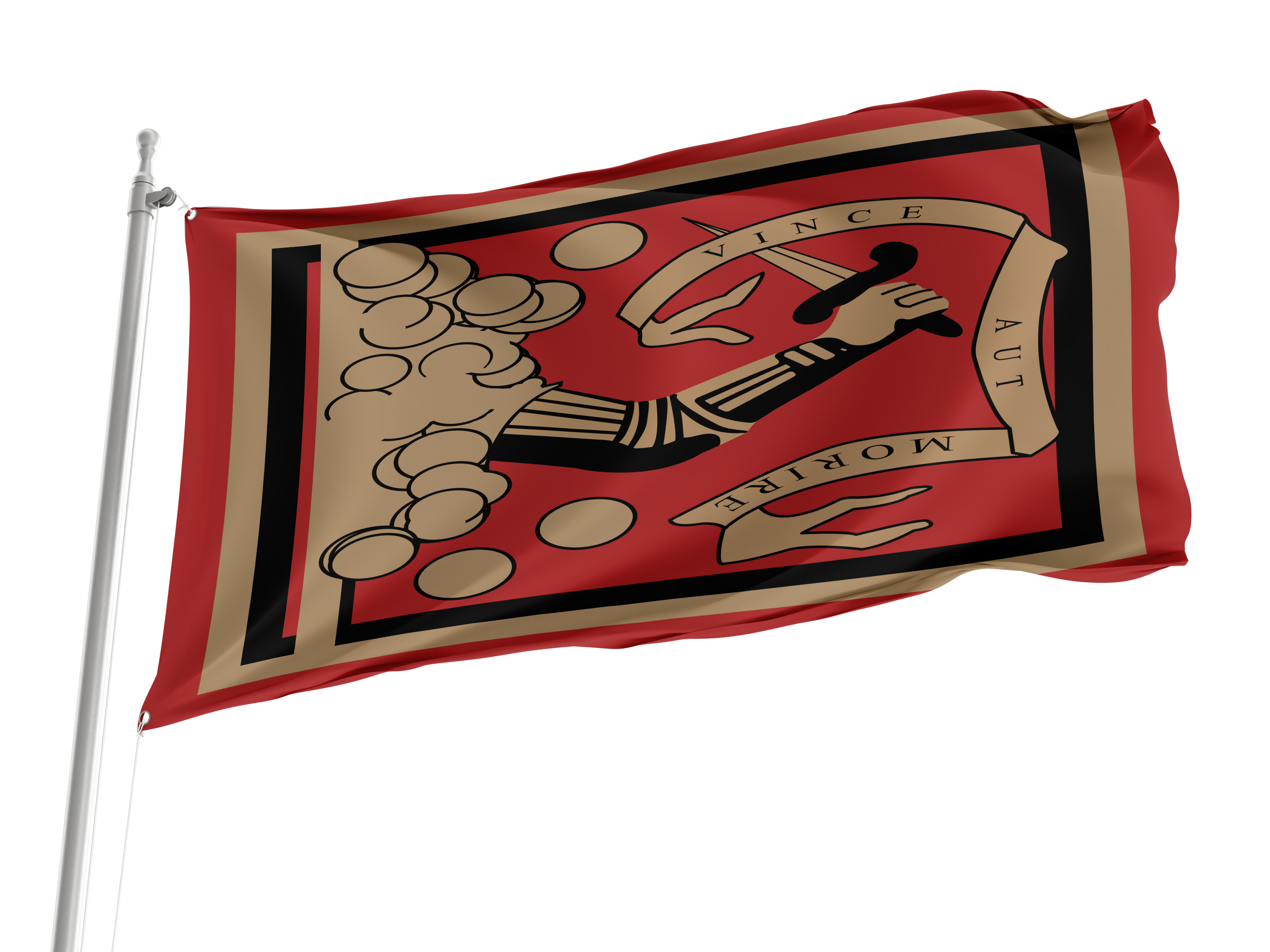 Bedford Minutemen Flag 1775 for Indoor & Outdoor Use