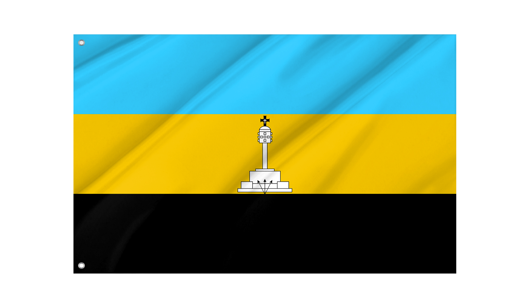 Cabinda Flag for Indoor & Outdoor Use
