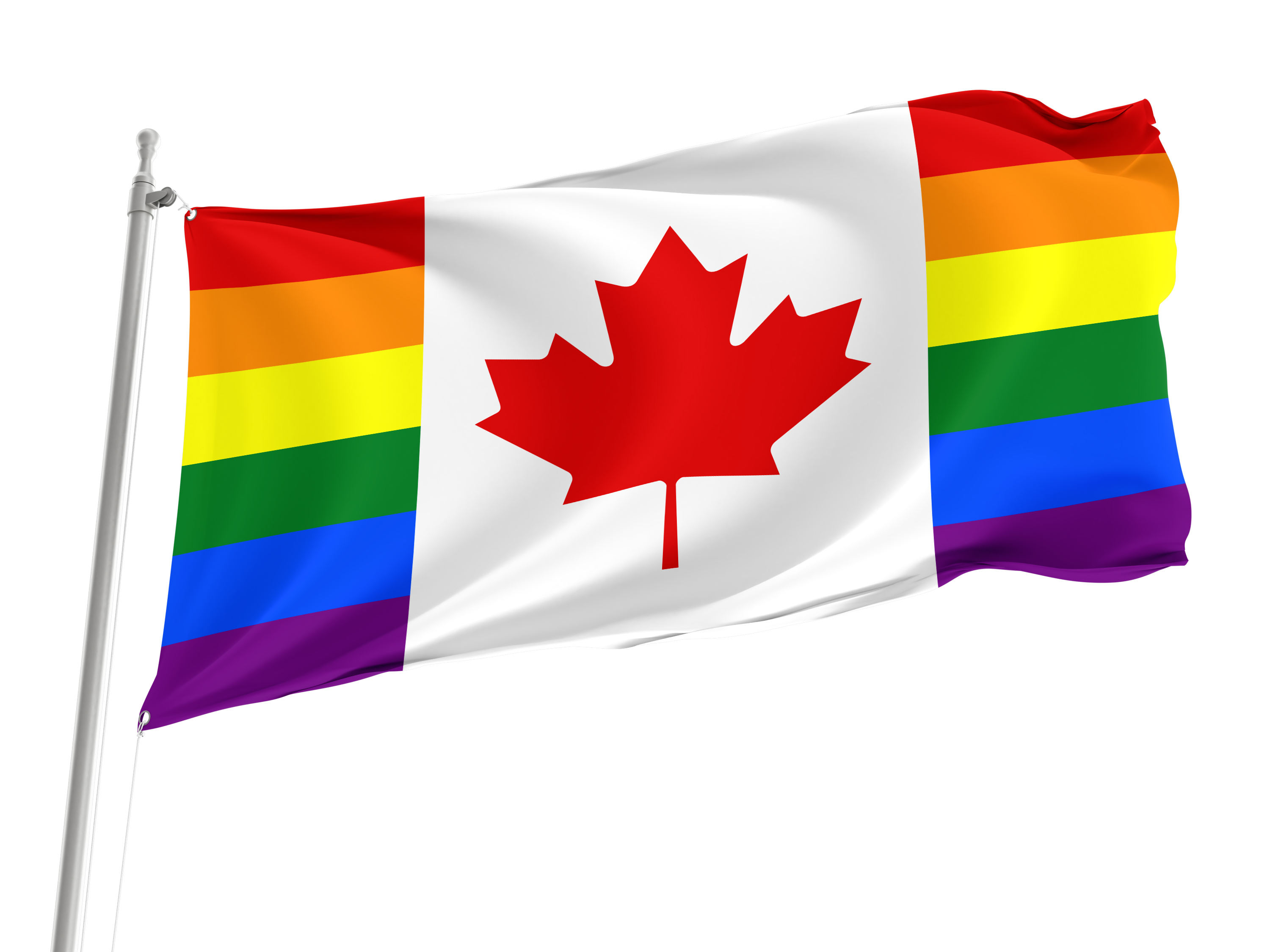 Canada Pride Flag for Indoor & Outdoor Use