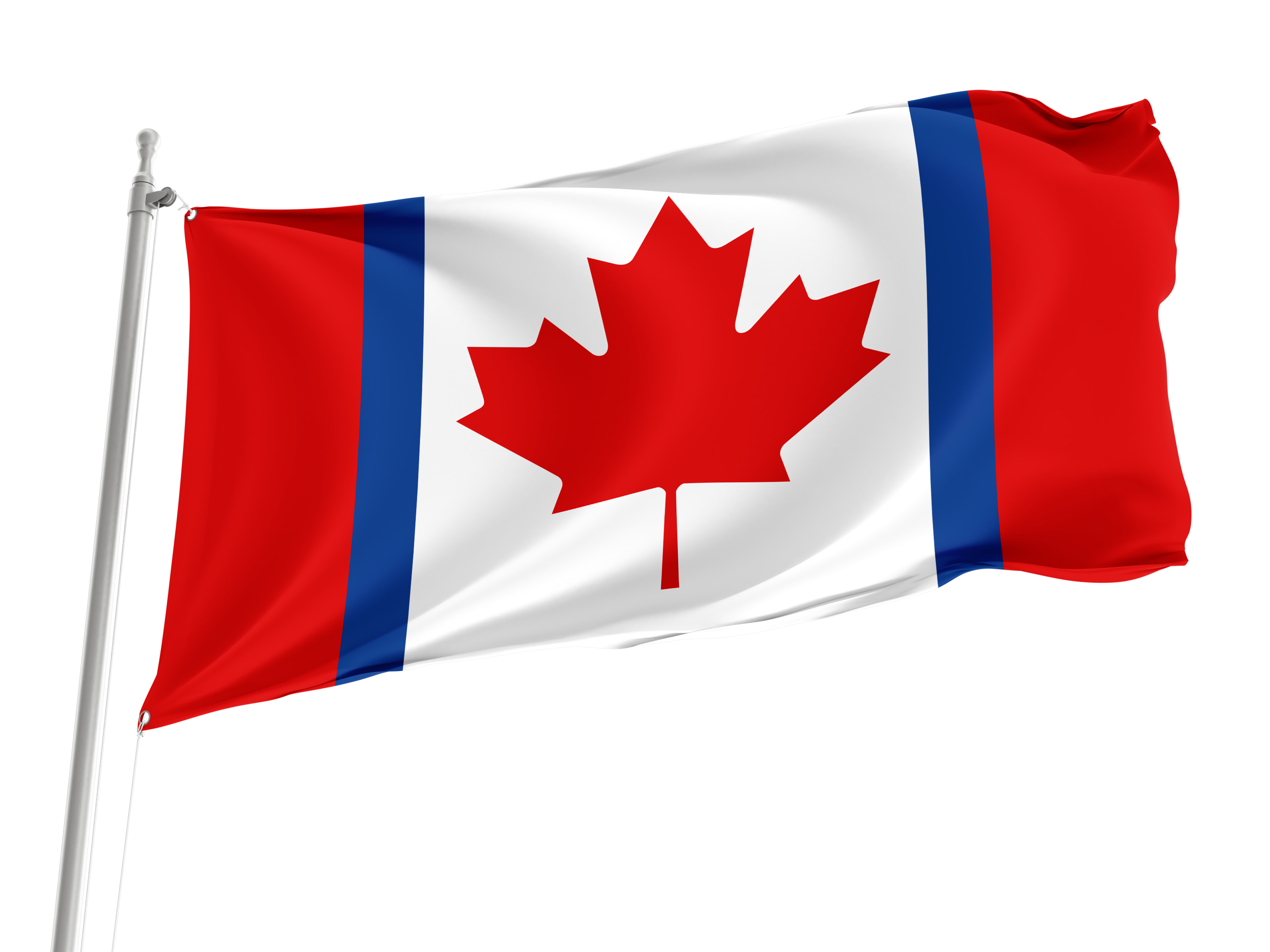 Canadian Duality Flag for Indoor & Outdoor Use