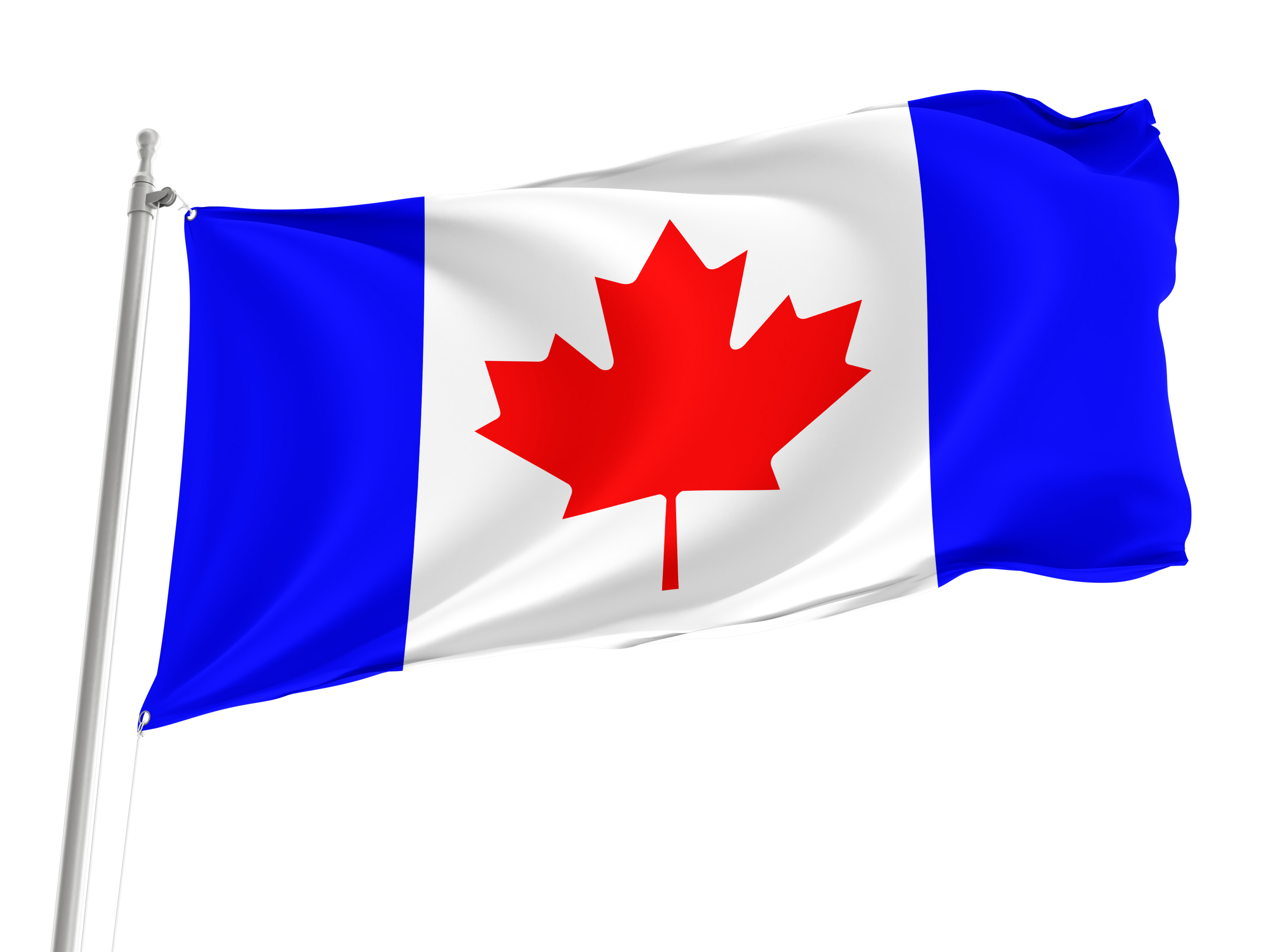 Canadian History Flag for Indoor & Outdoor Use