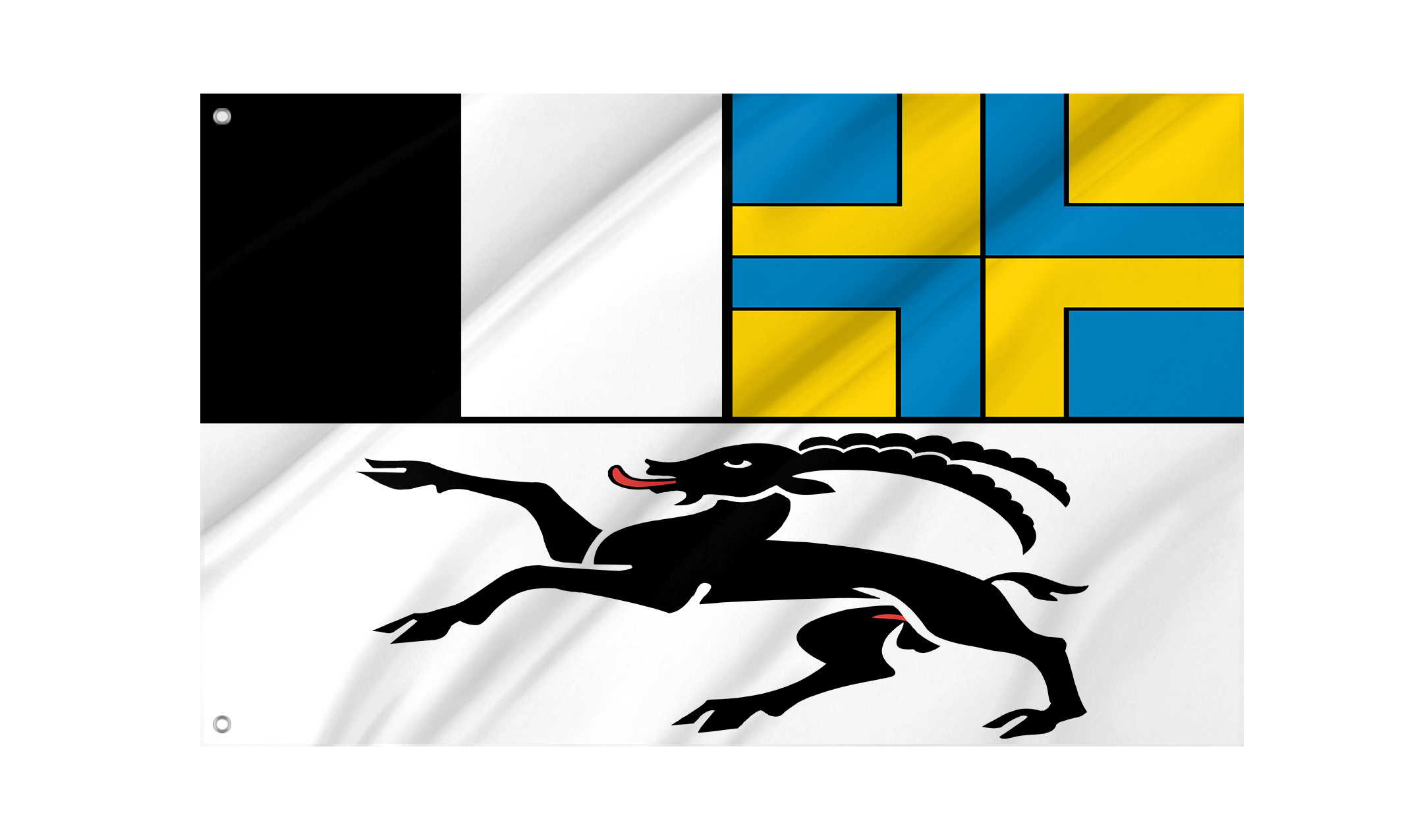 Graubünden Flag for Indoor & Outdoor Use