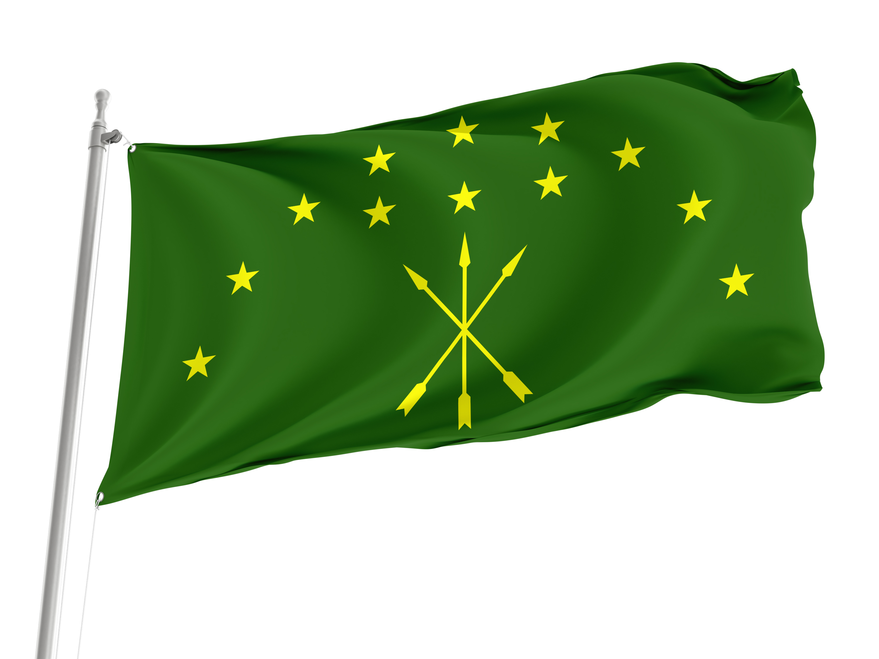 Circassian Flag for Indoor & Outdoor Use