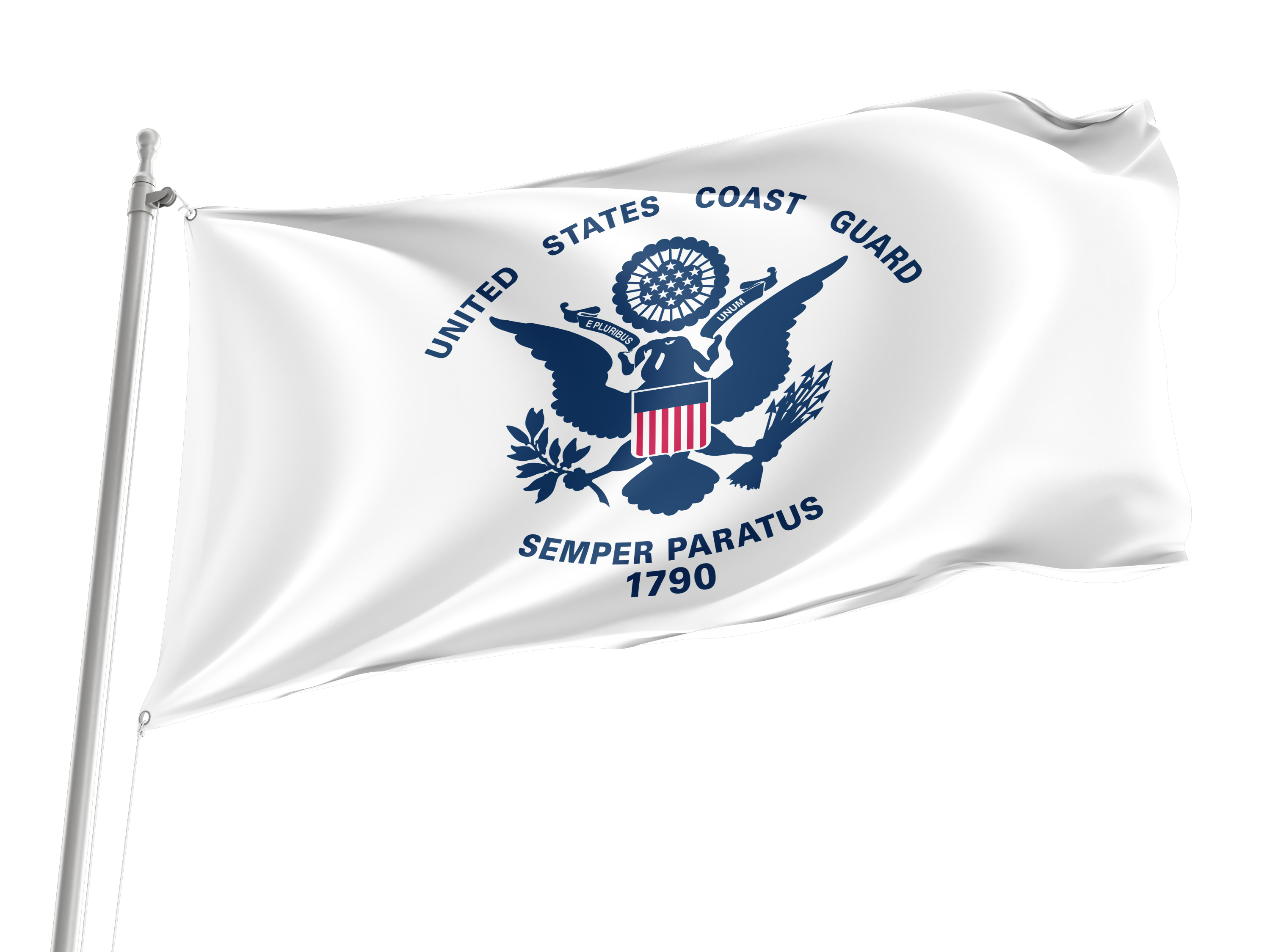 Coast Guard Flag for Indoor & Outdoor Use