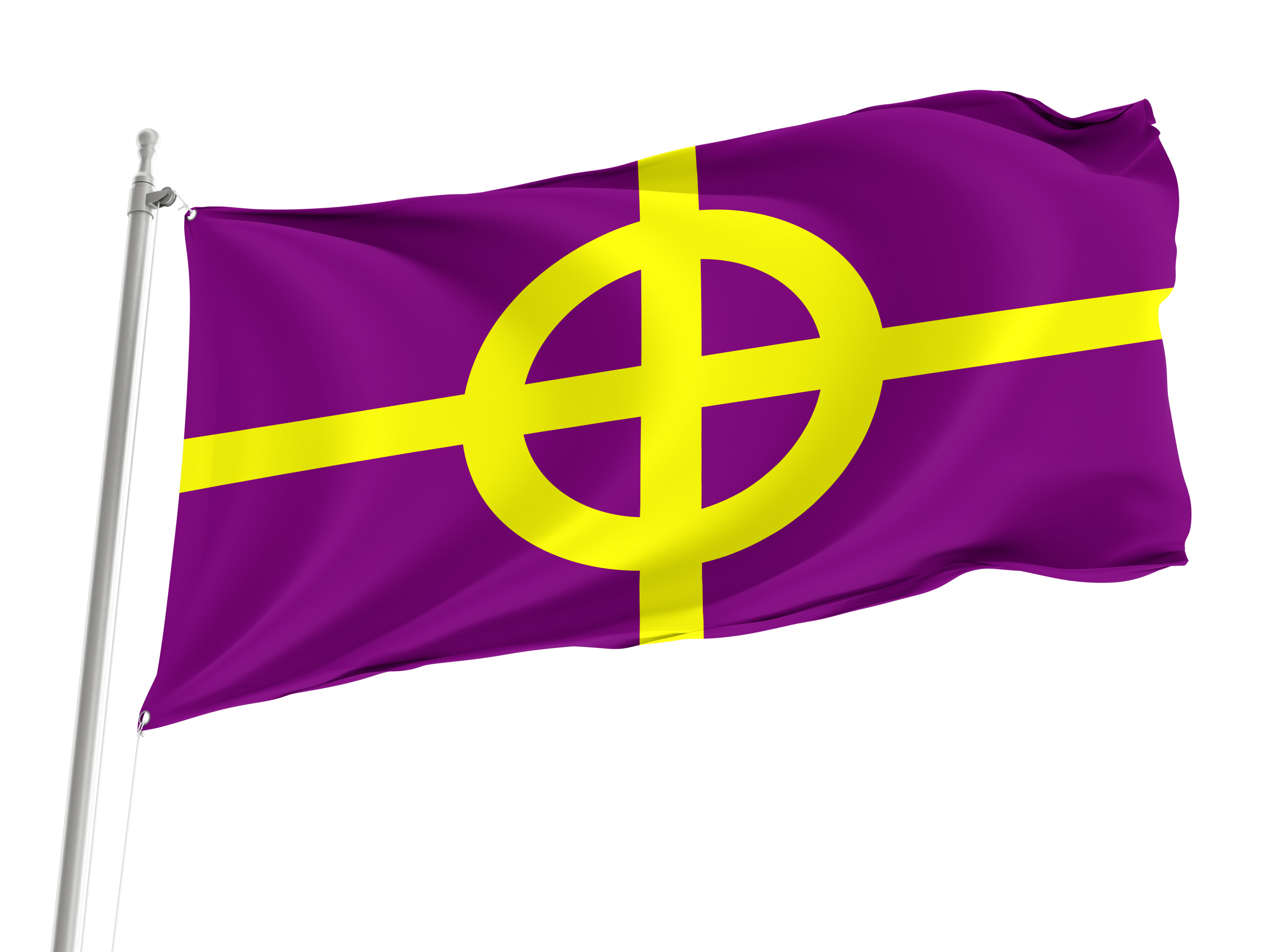 Cross of Neith Flag for Indoor & Outdoor Use
