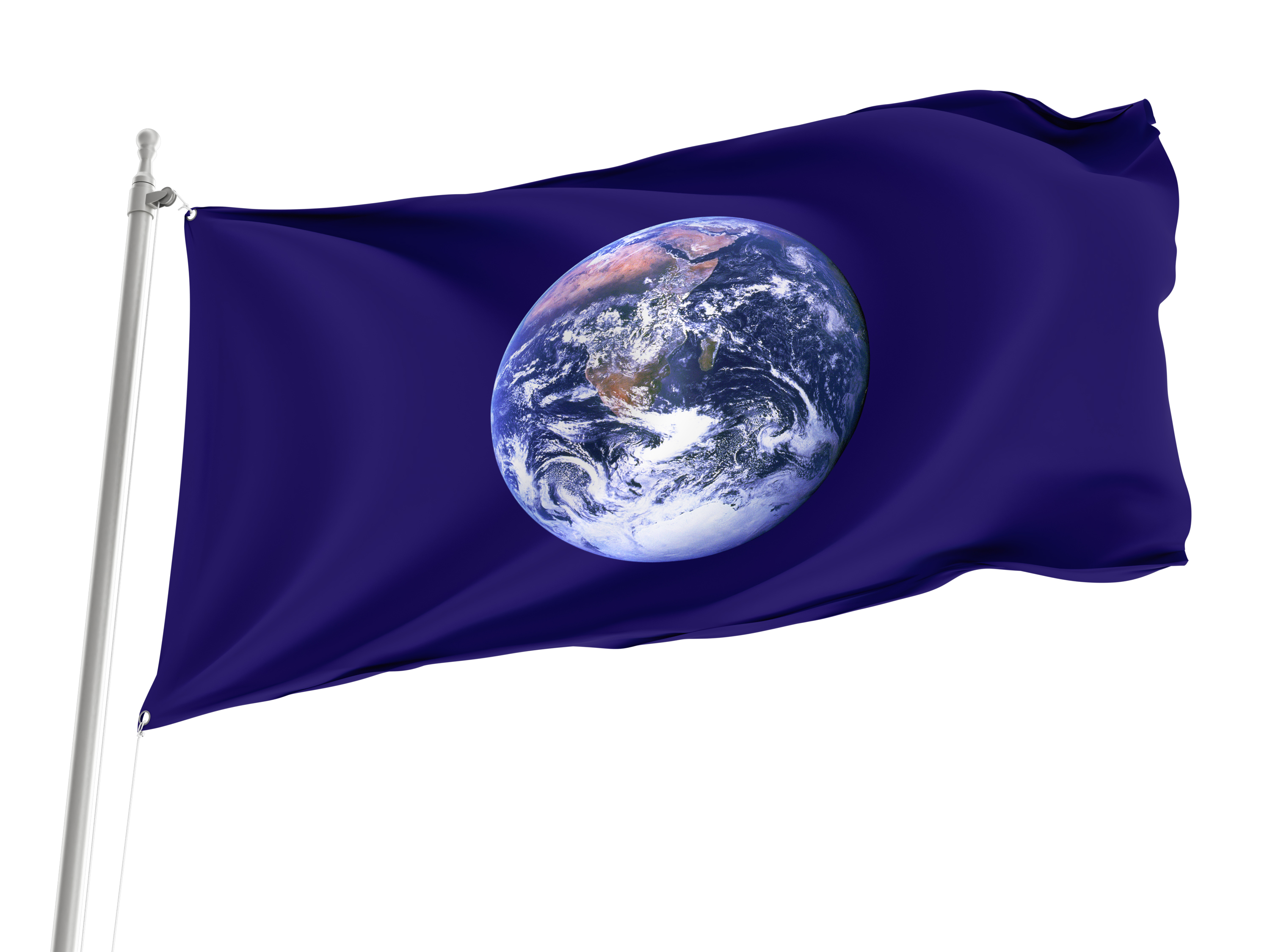 Earth Flag for Indoor & Outdoor Use