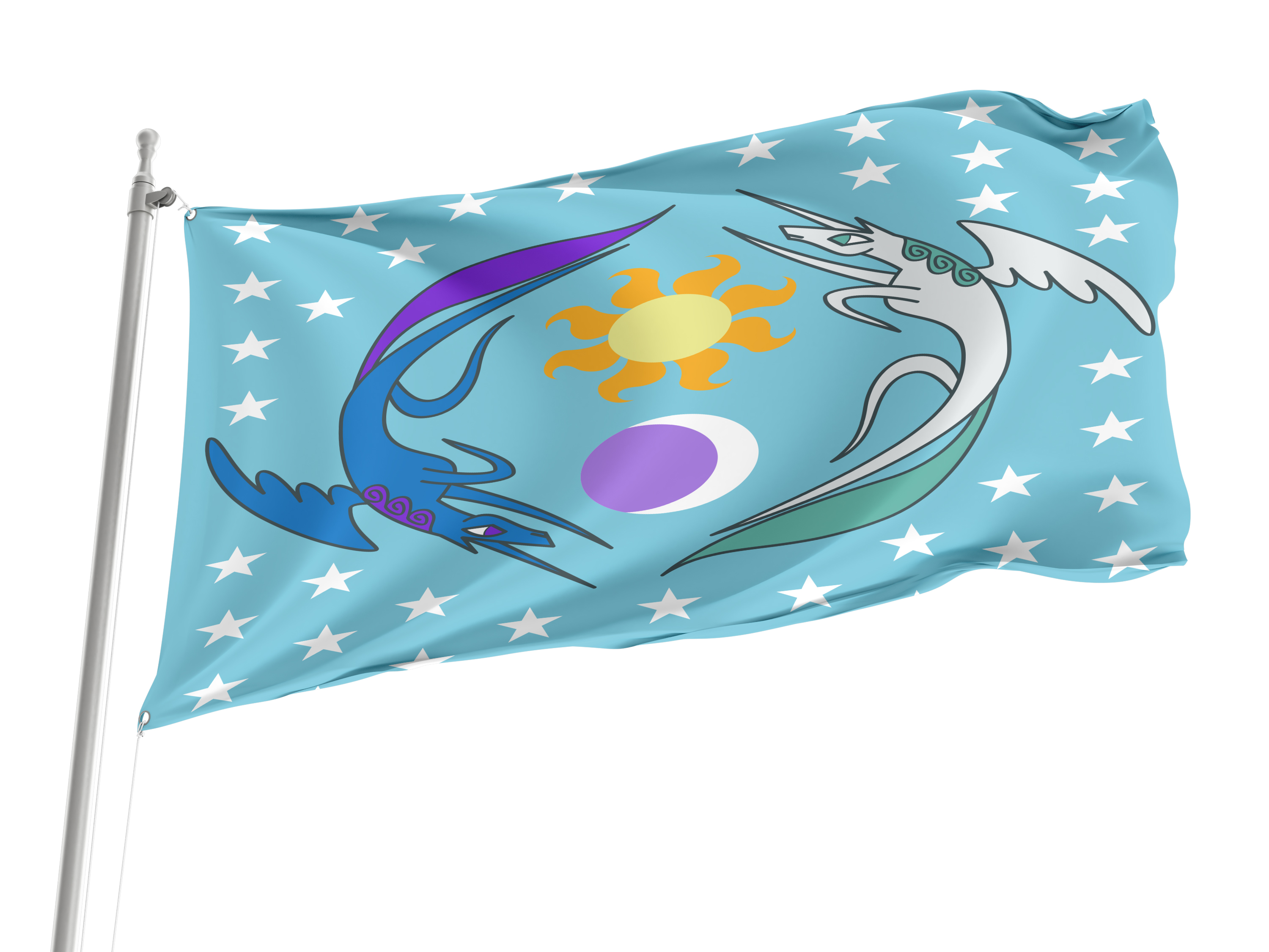 Equestria Flag for Indoor & Outdoor Use