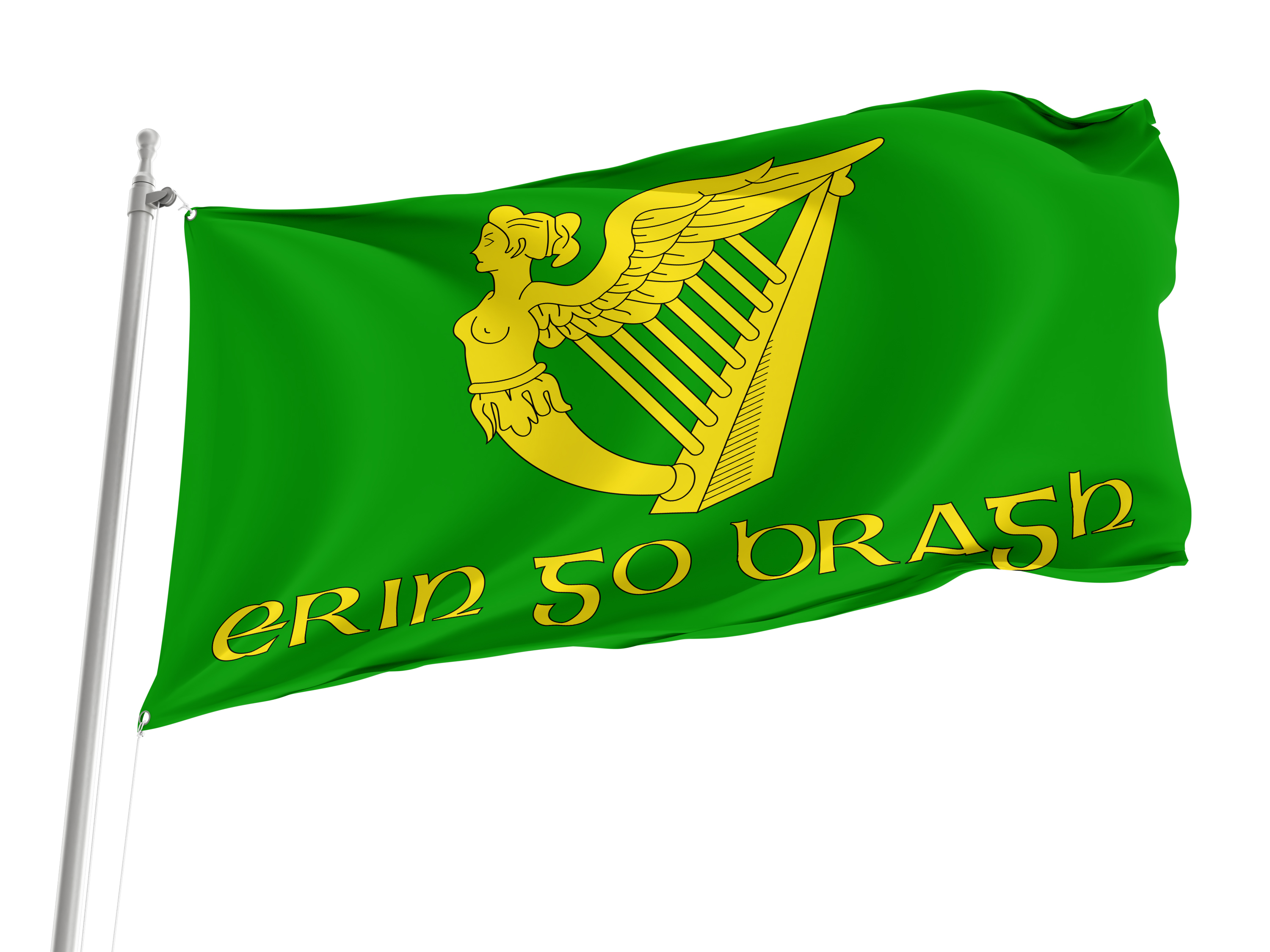 Erin Go Bragh Flag for Indoor & Outdoor Use