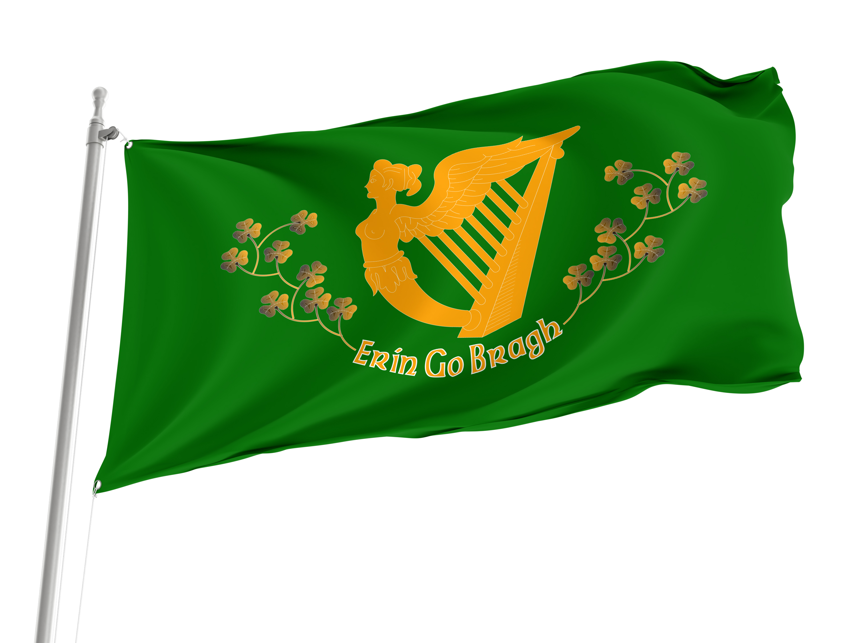 Erin Go Bragh, Saint Patrick's Flag for Indoor & Outdoor Use