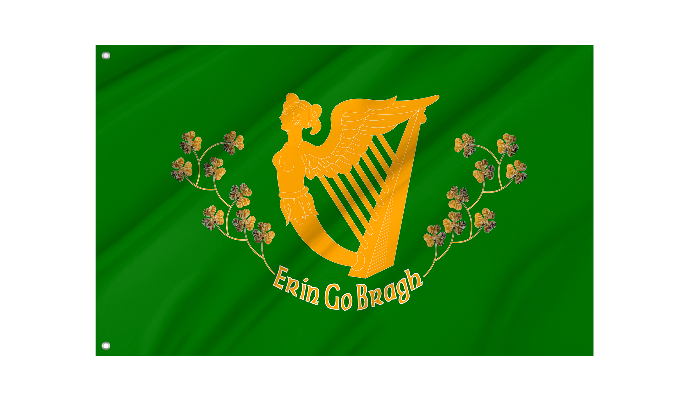 Erin Go Bragh, Saint Patrick's Flag for Indoor & Outdoor Use