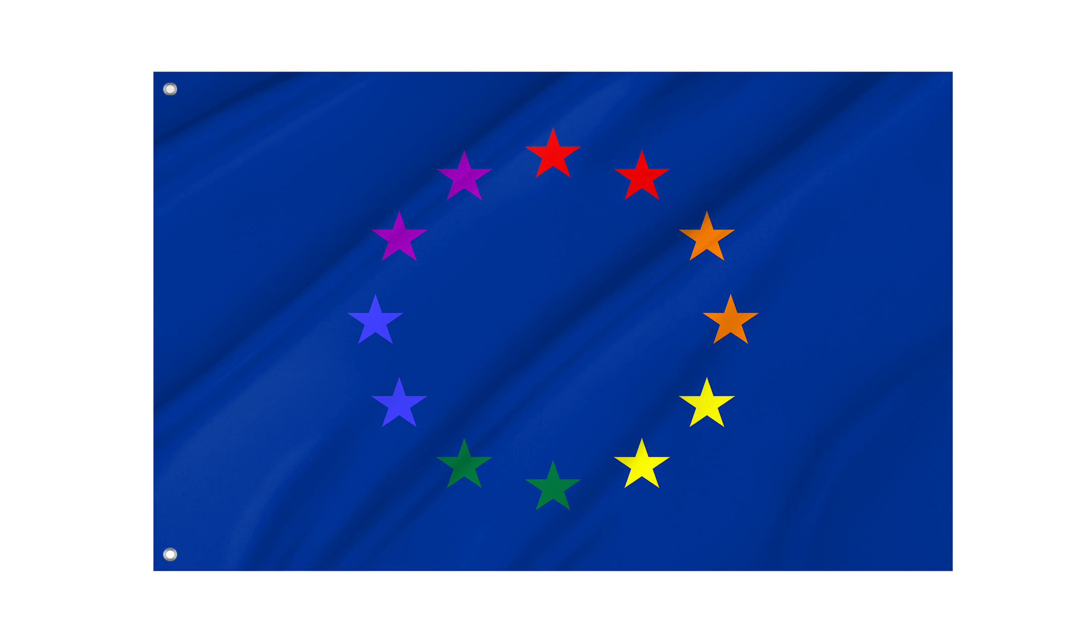 Europe Gay Flag for Indoor & Outdoor Use