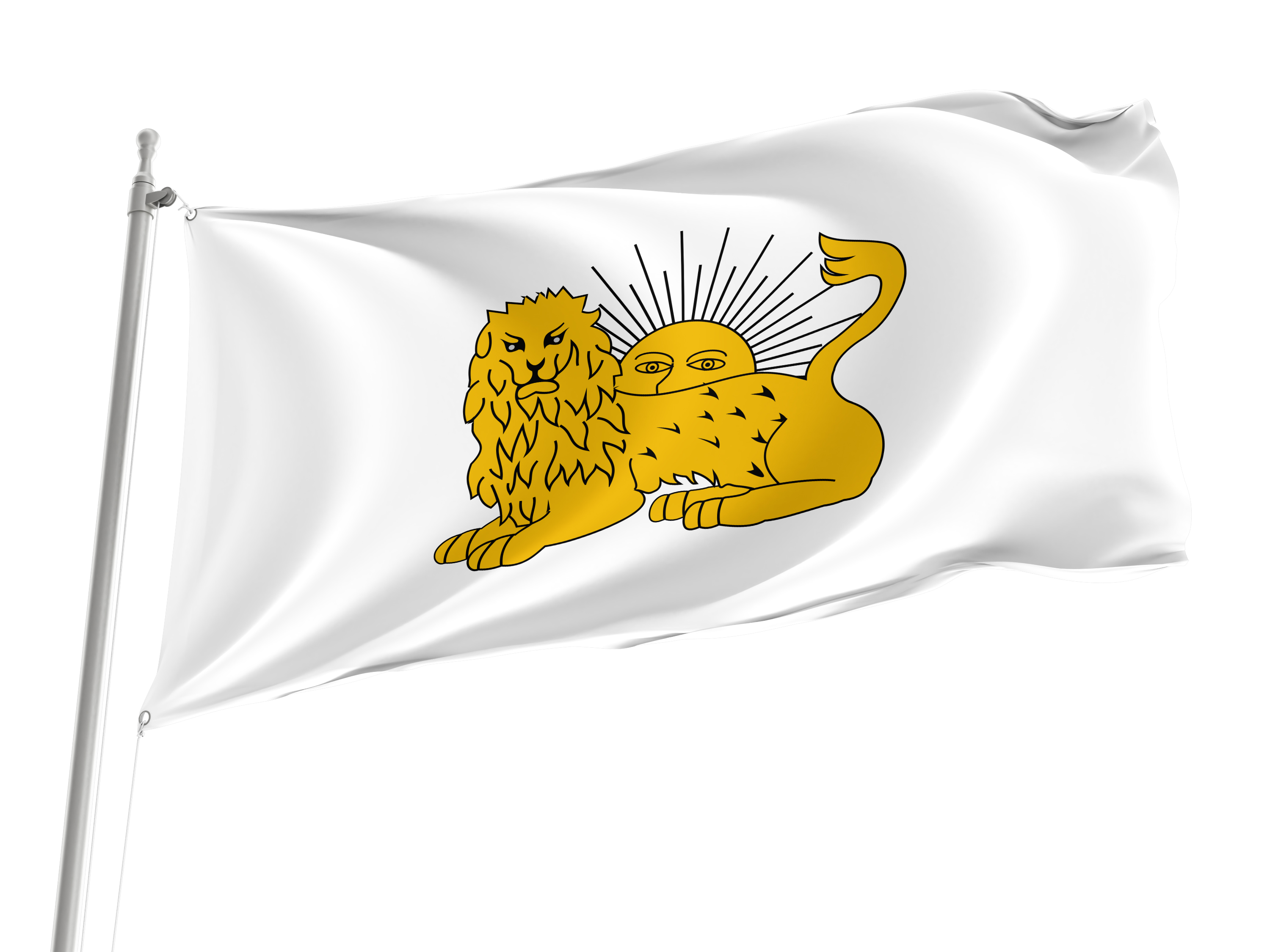 Fath Ali Shah Flag for Indoor & Outdoor Use