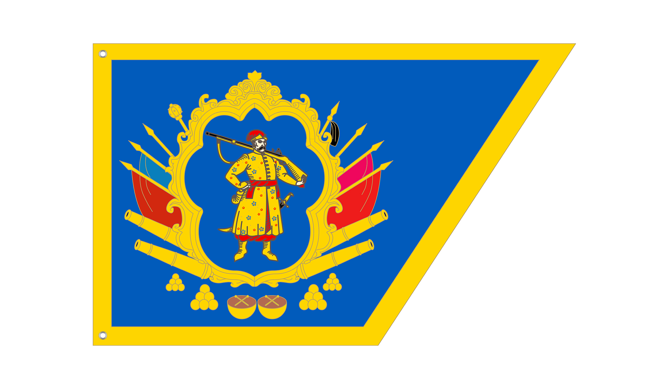Arms of The Cossack Hetmanate 1649-1764 Flag for Indoor & Outdoor Use