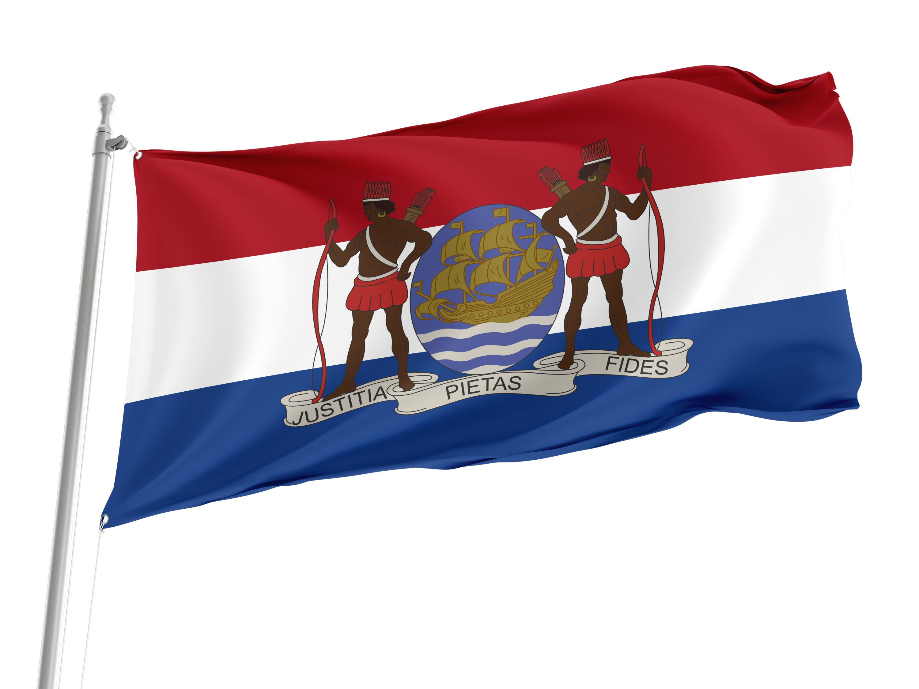 Dutch Colony of Suriname 19th Century Flag for Indoor & Outdoor Use