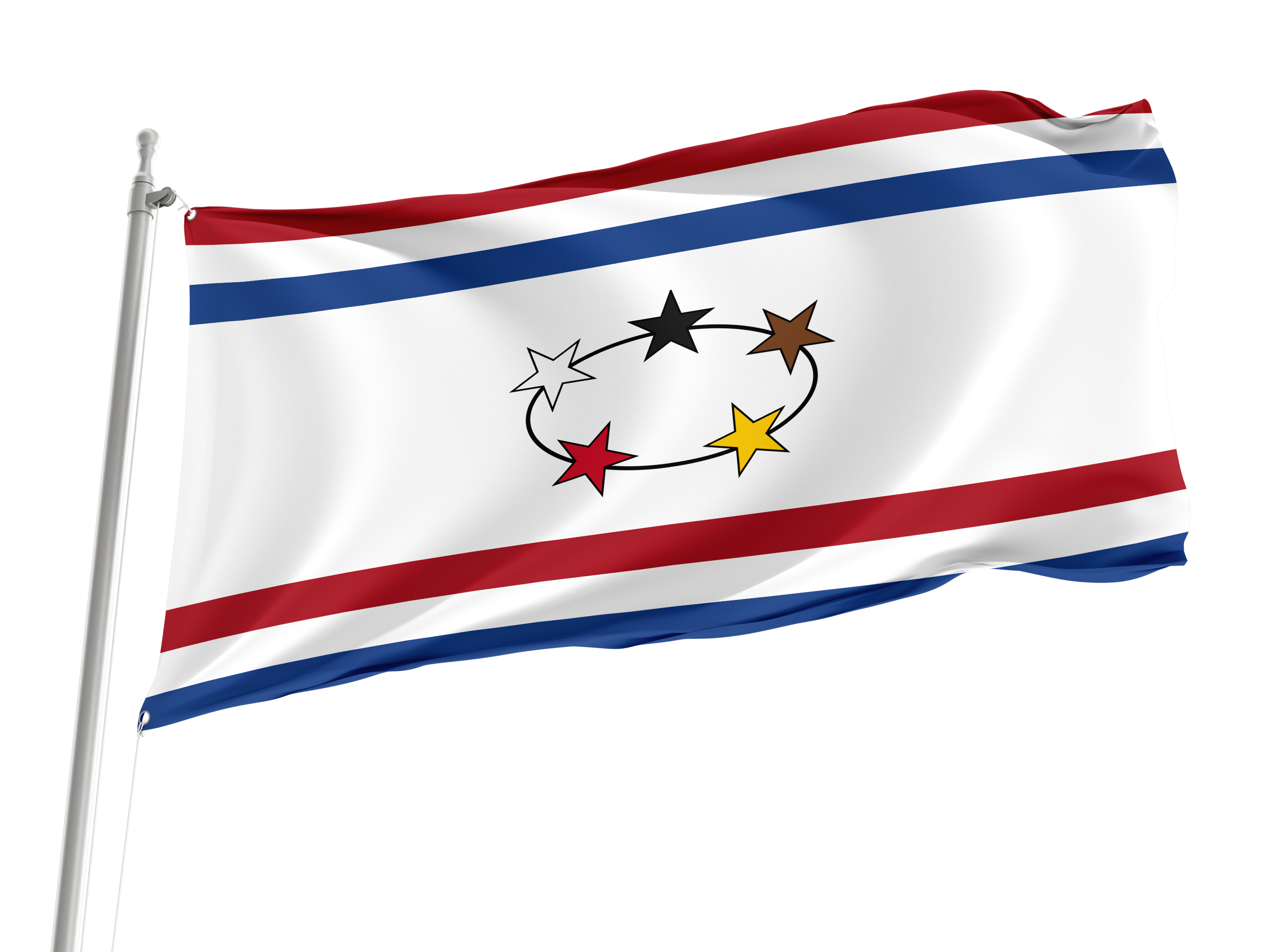 Governor of Dutch Guyana 1966-1975 Flag for Indoor & Outdoor Use