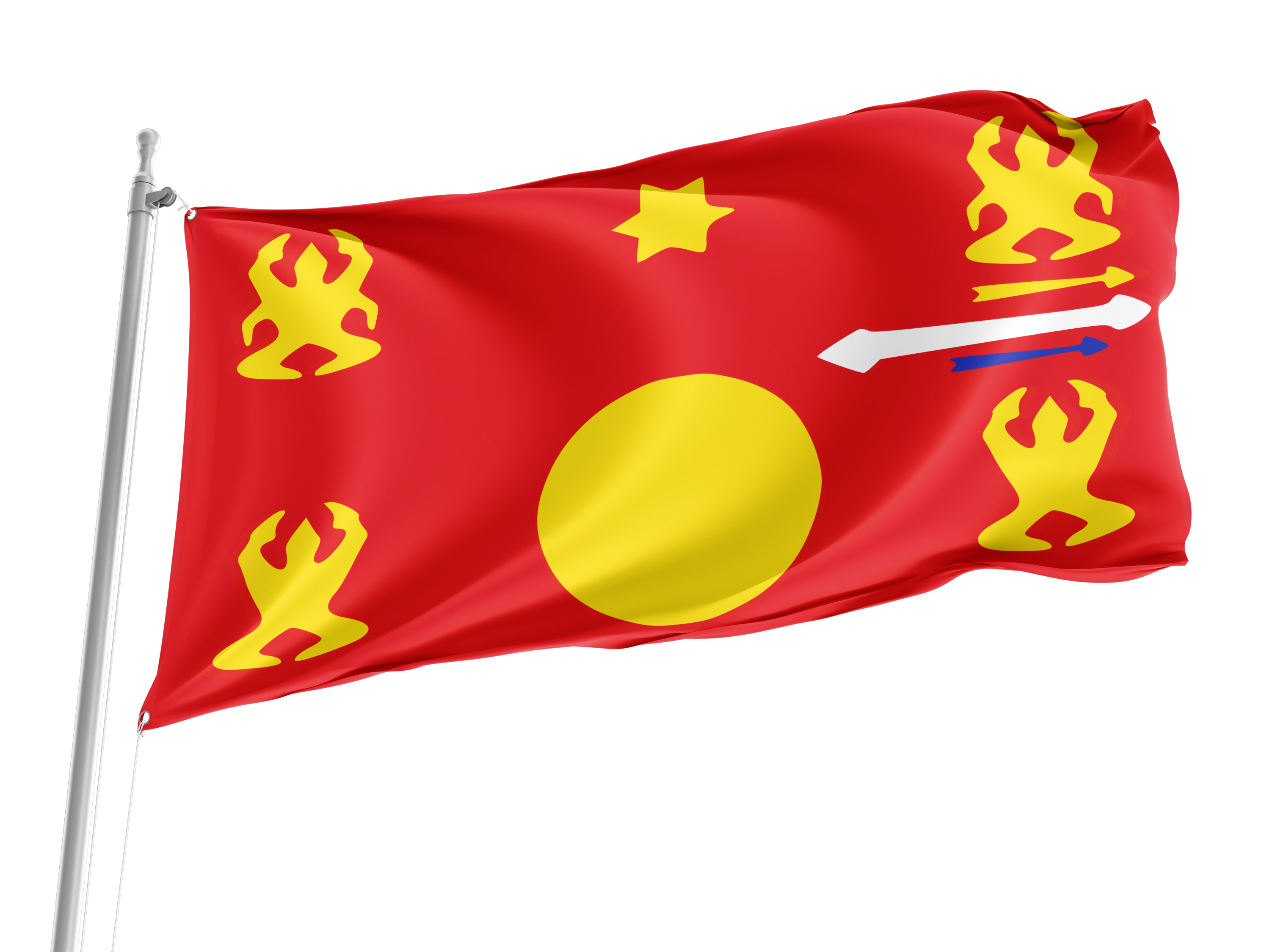 Hmong People of Laos Flag for Indoor & Outdoor Use