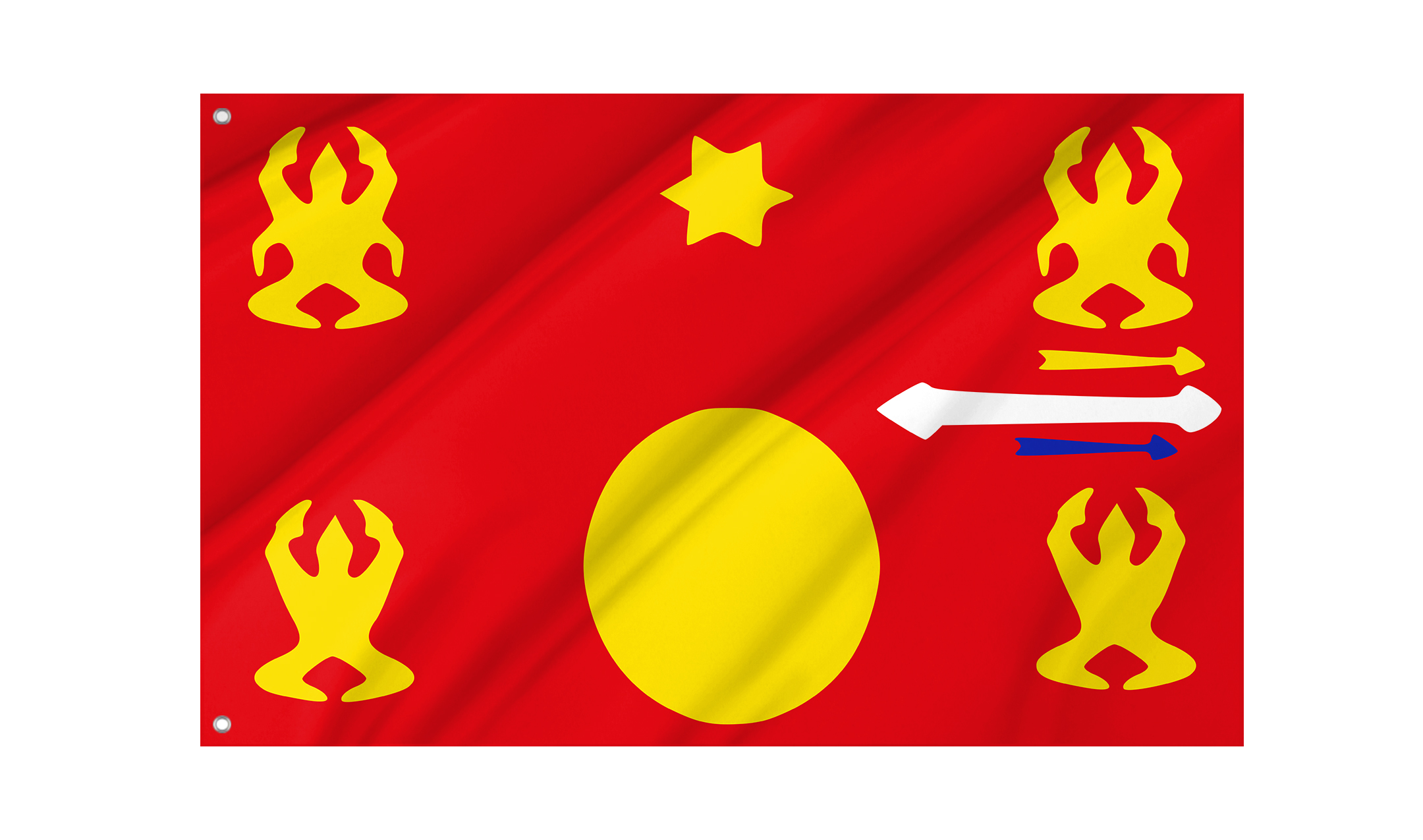 Hmong People of Laos Flag for Indoor & Outdoor Use
