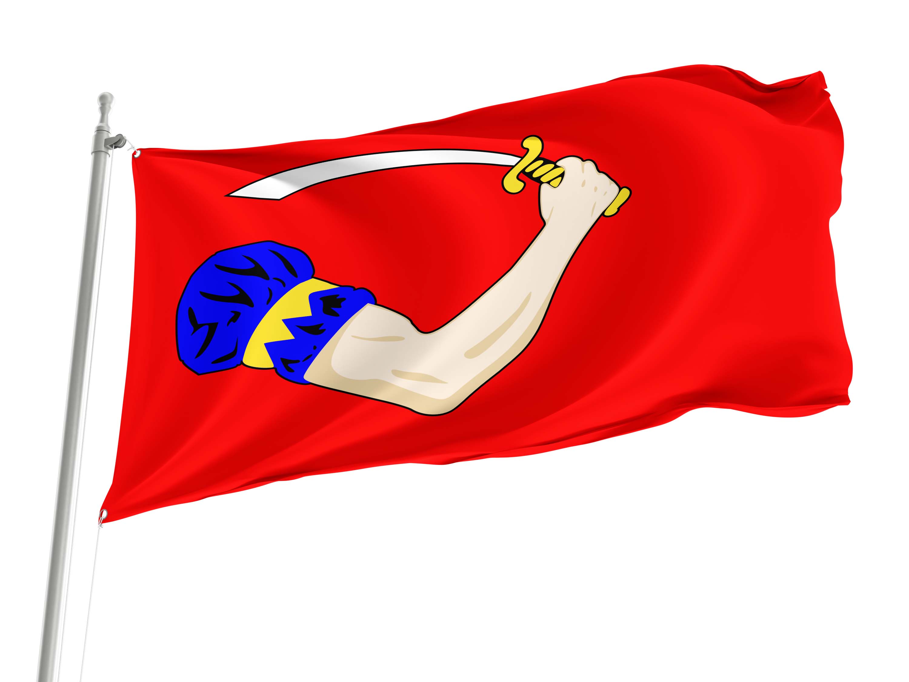 Polish War Jack 17th Century Flag for Indoor & Outdoor Use