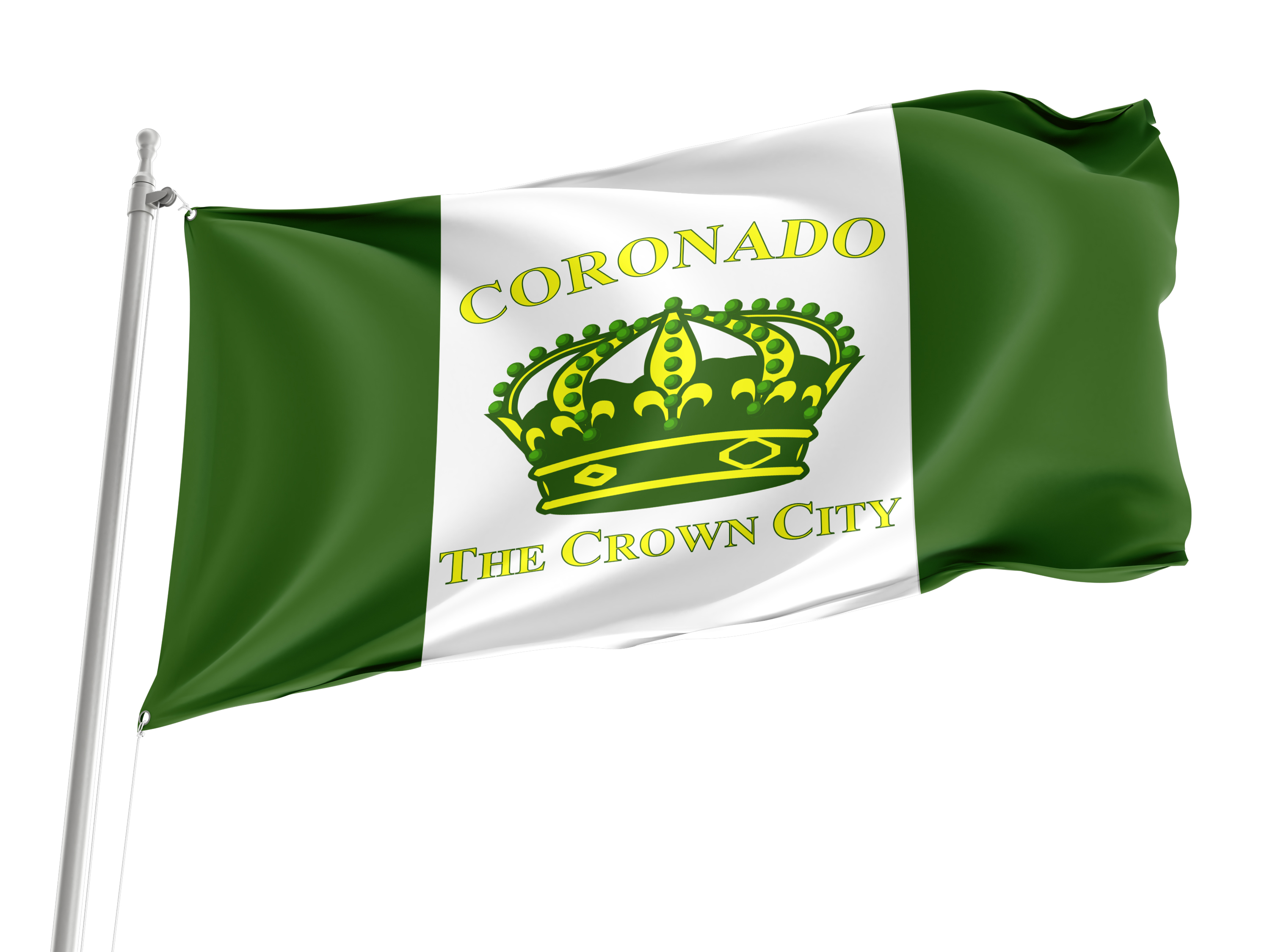 Coronado Flag for Indoor & Outdoor Use