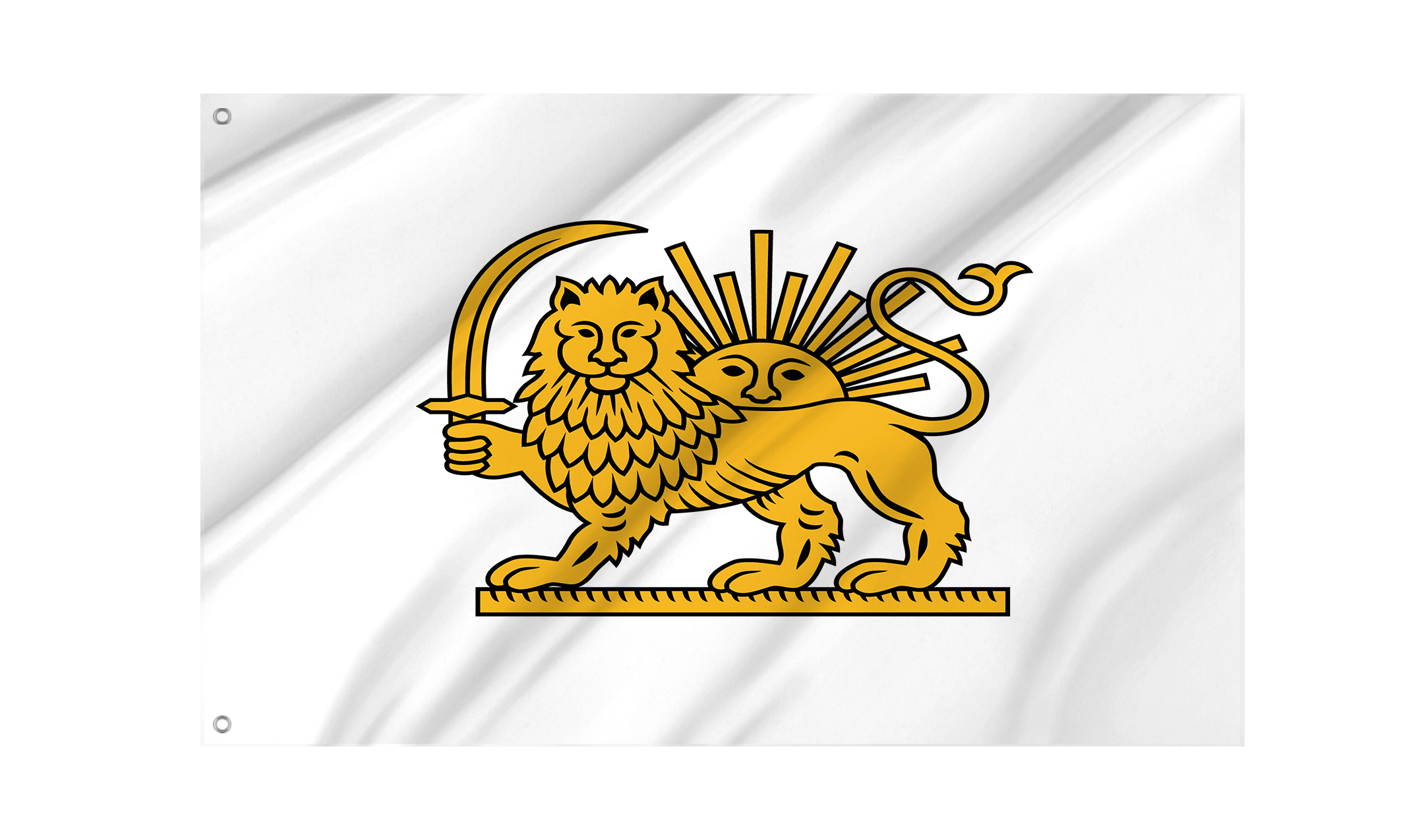 Iran Under Mohammad Shah Qajar Flag for Indoor & Outdoor Use