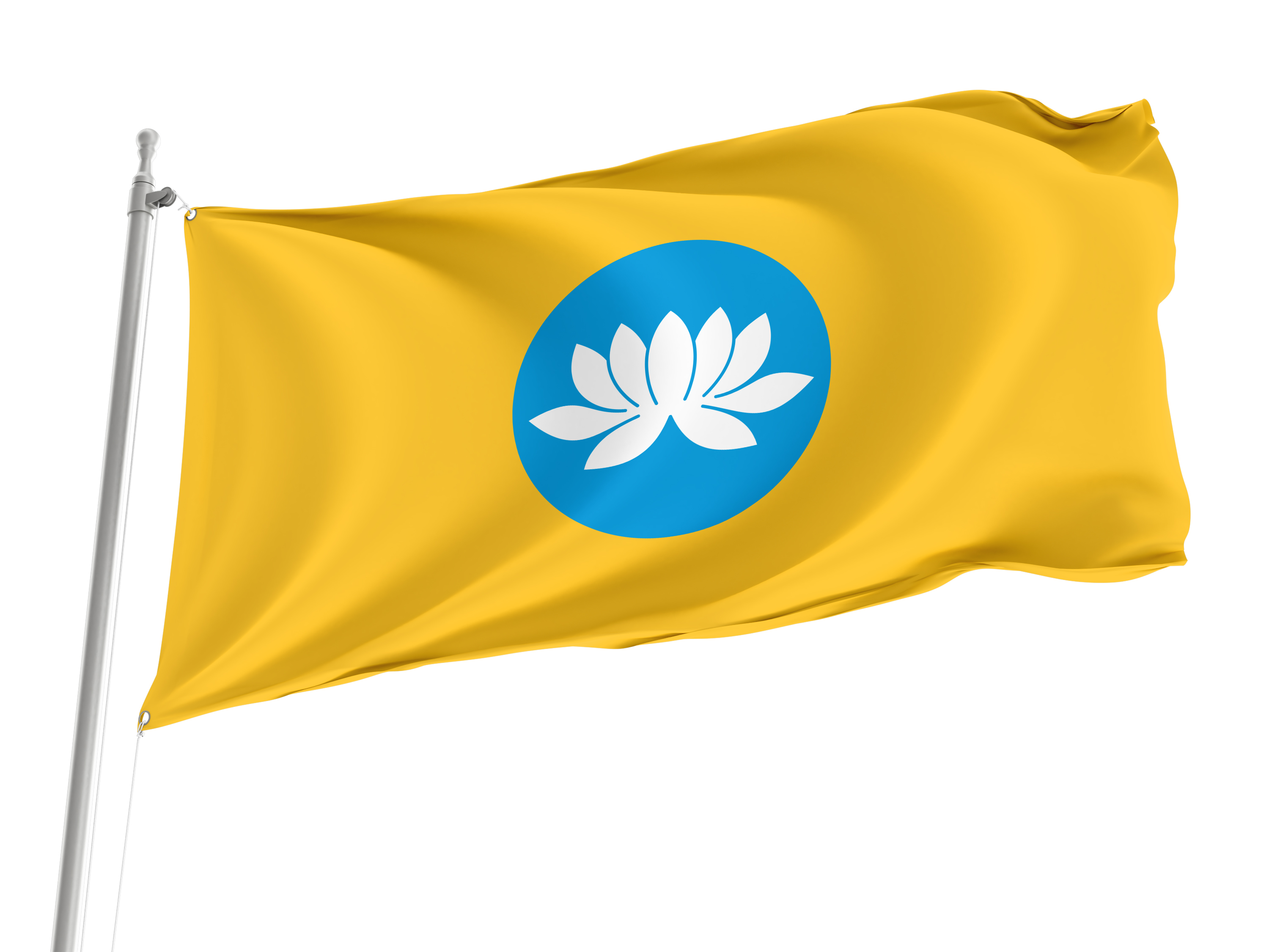 Kalmykia Flag for Indoor & Outdoor Use