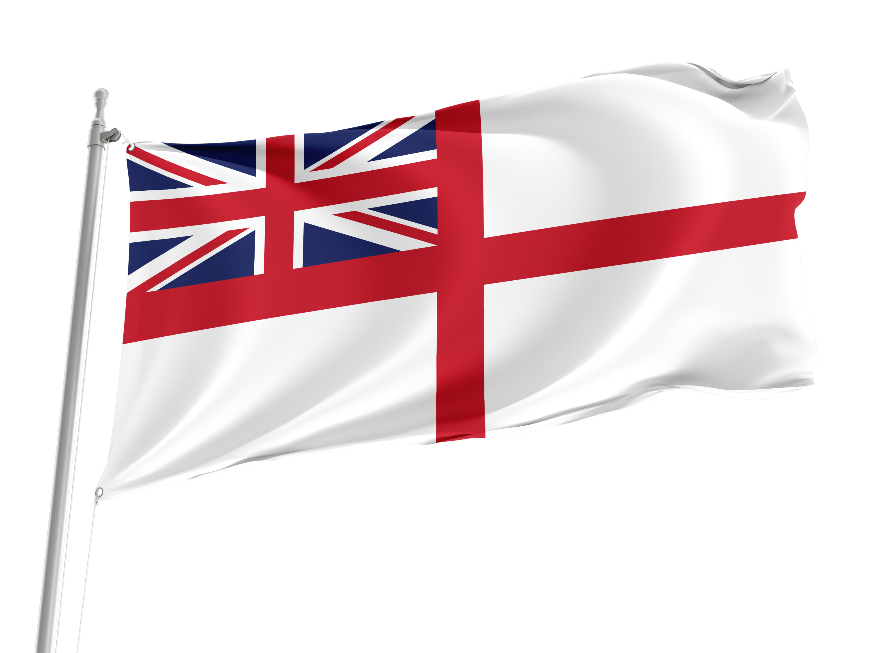 Naval Ensign White Ensign Flag for Indoor & Outdoor Use
