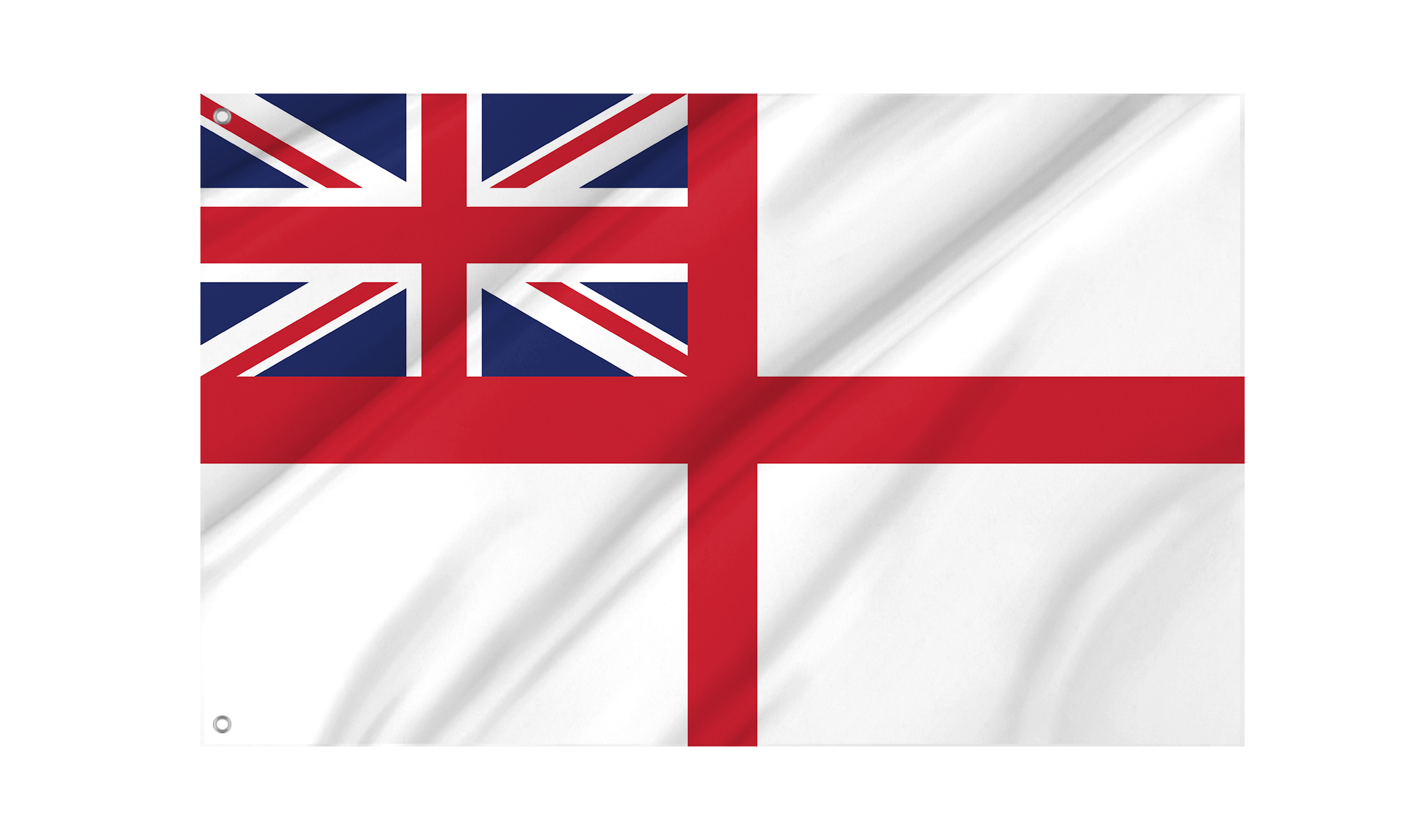 Naval Ensign White Ensign Flag for Indoor & Outdoor Use