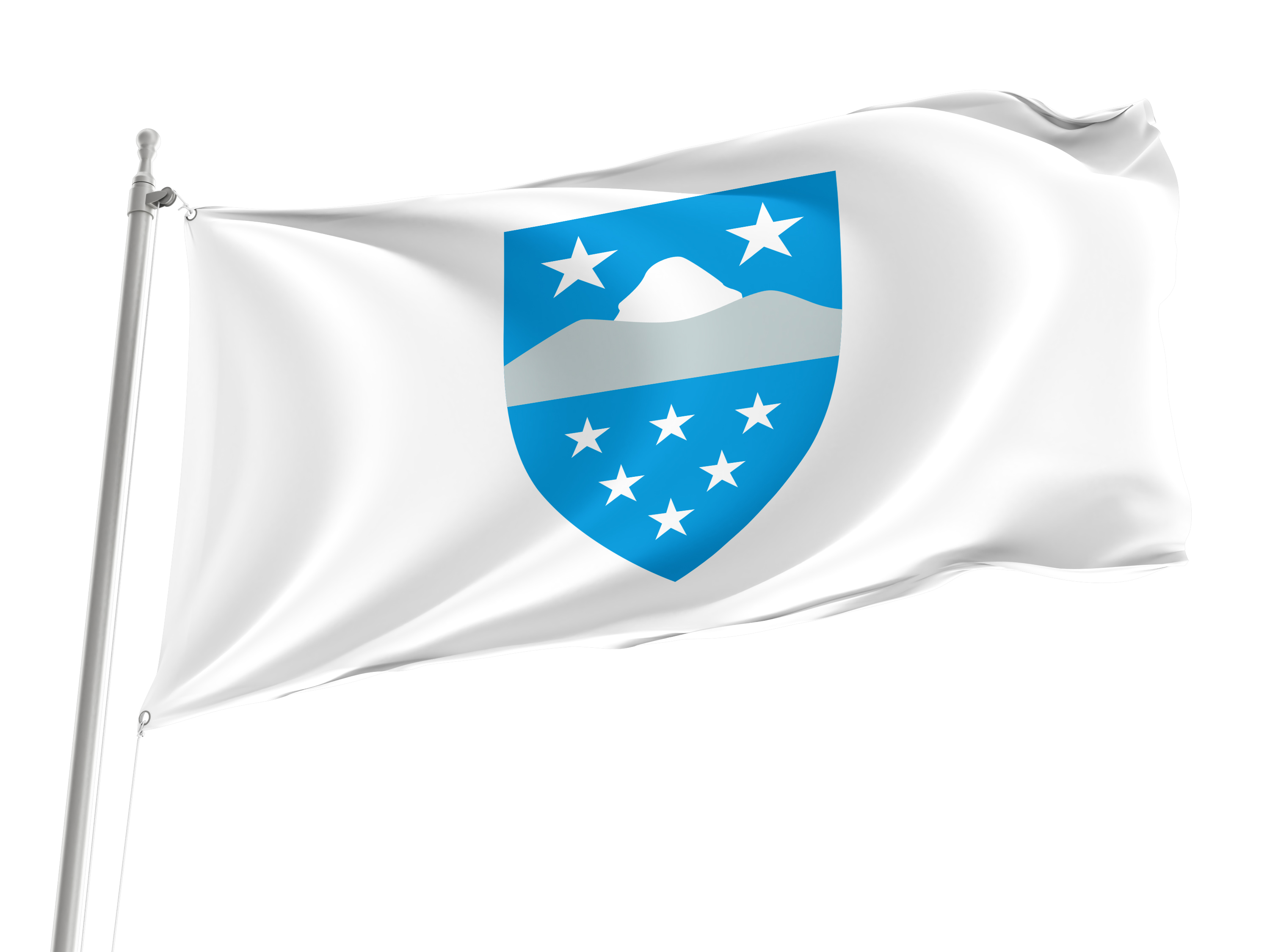 Qeqqata Flag for Indoor & Outdoor Use