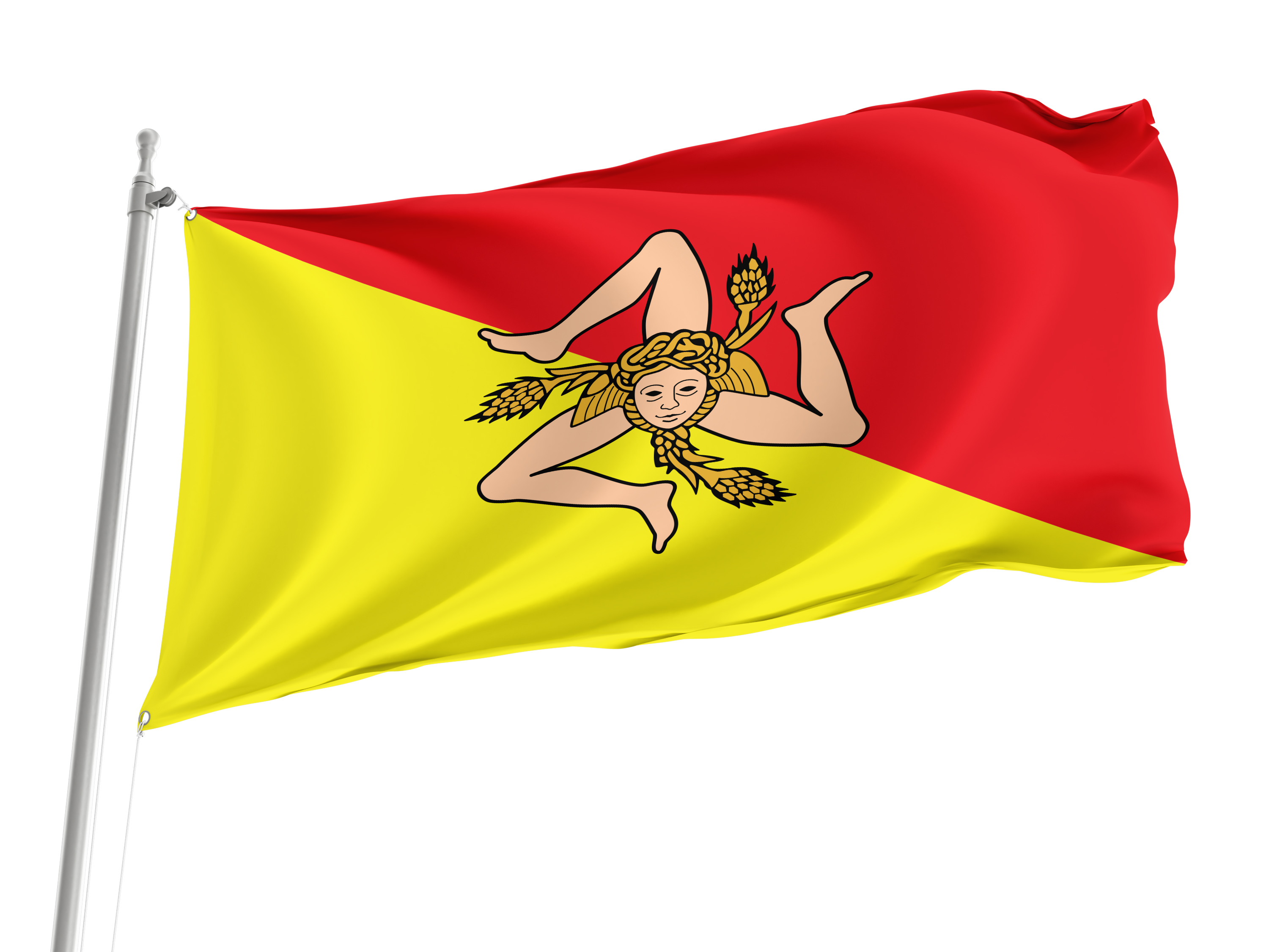 Sicilian Region Flag for Indoor & Outdoor Use
