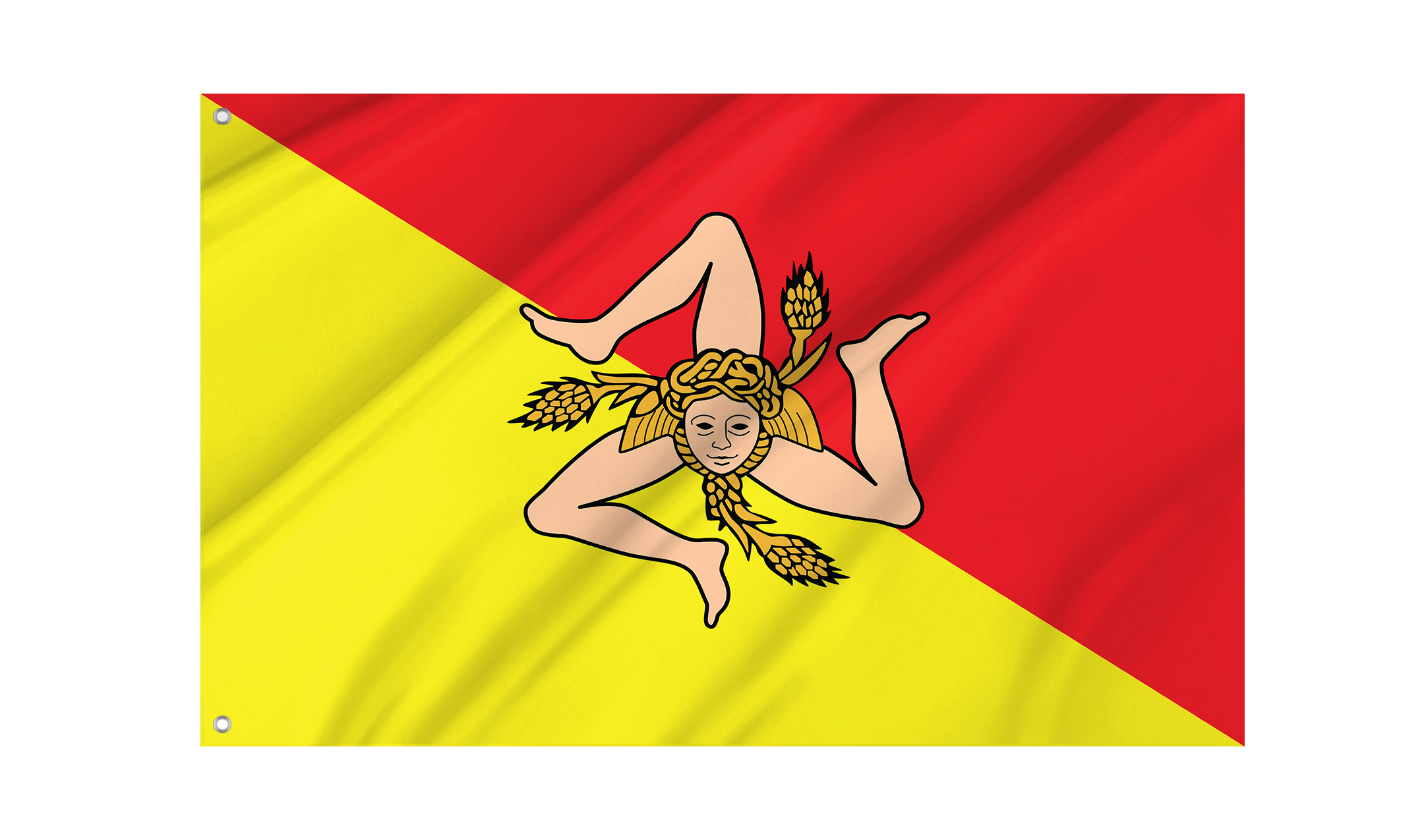 Sicilian Region Flag for Indoor & Outdoor Use