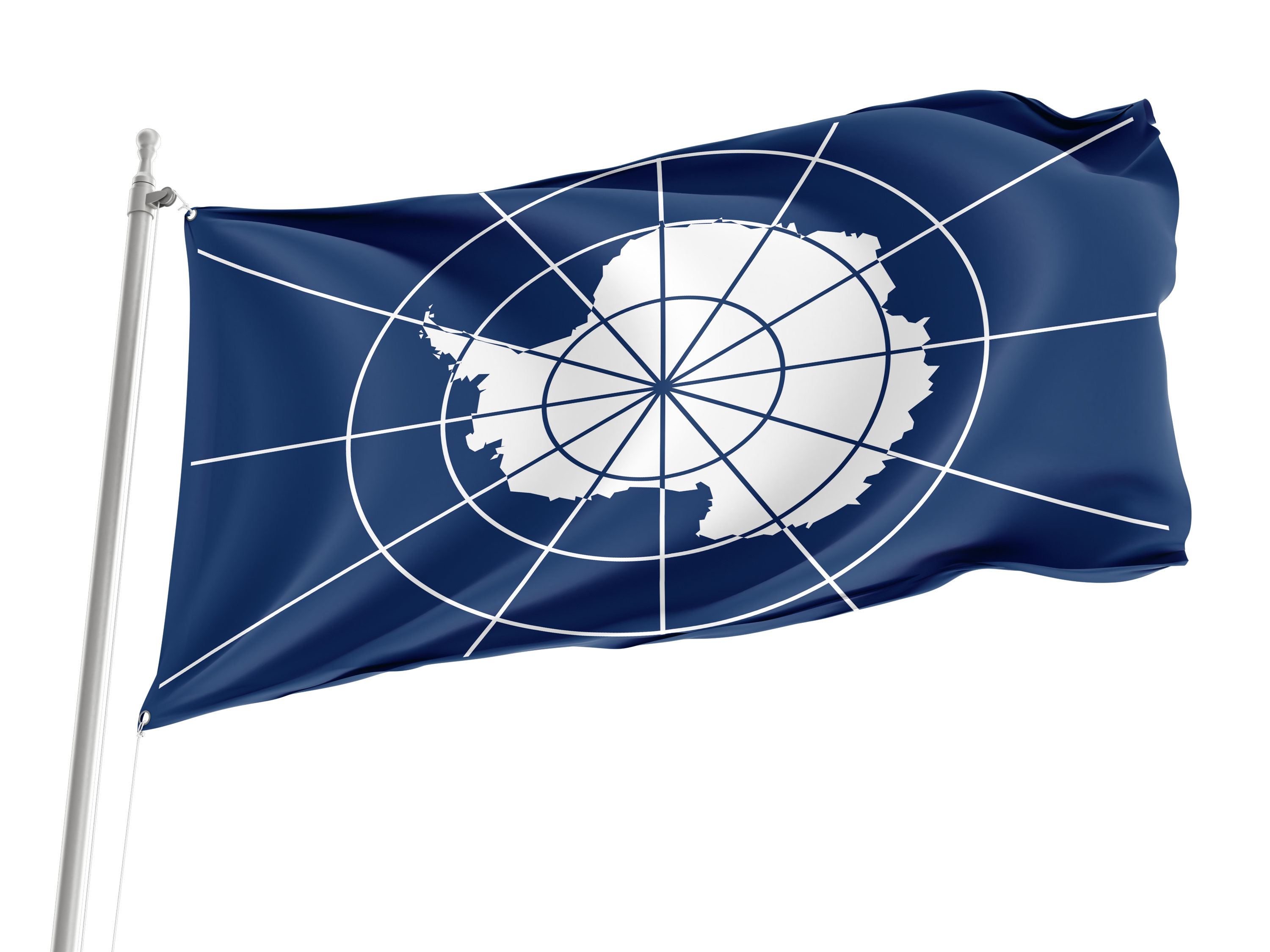 Antarctic Treaty Flag for Indoor & Outdoor Use