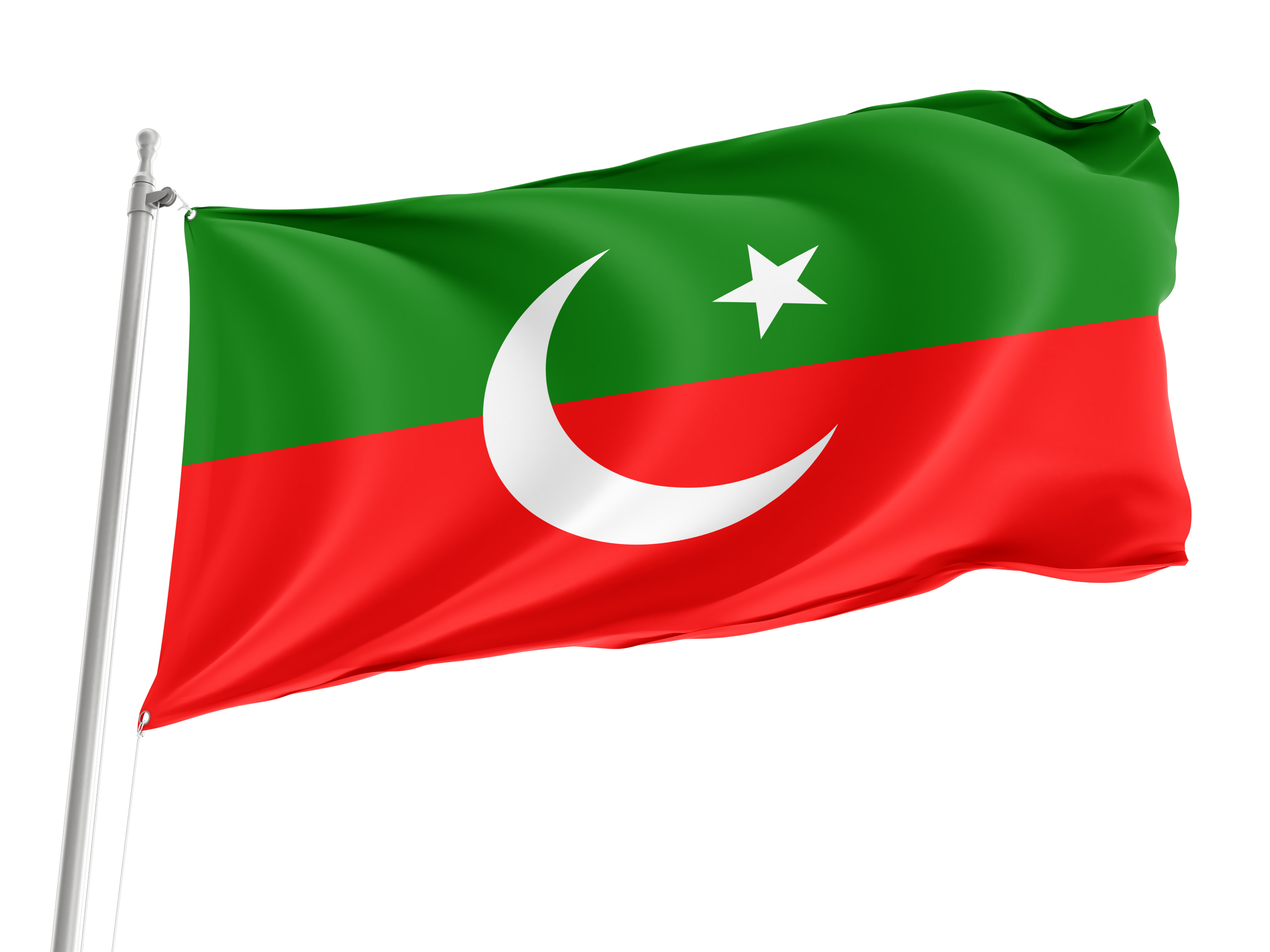 Pakistan Tehreek-e-Insaf Flag for Indoor & Outdoor Use