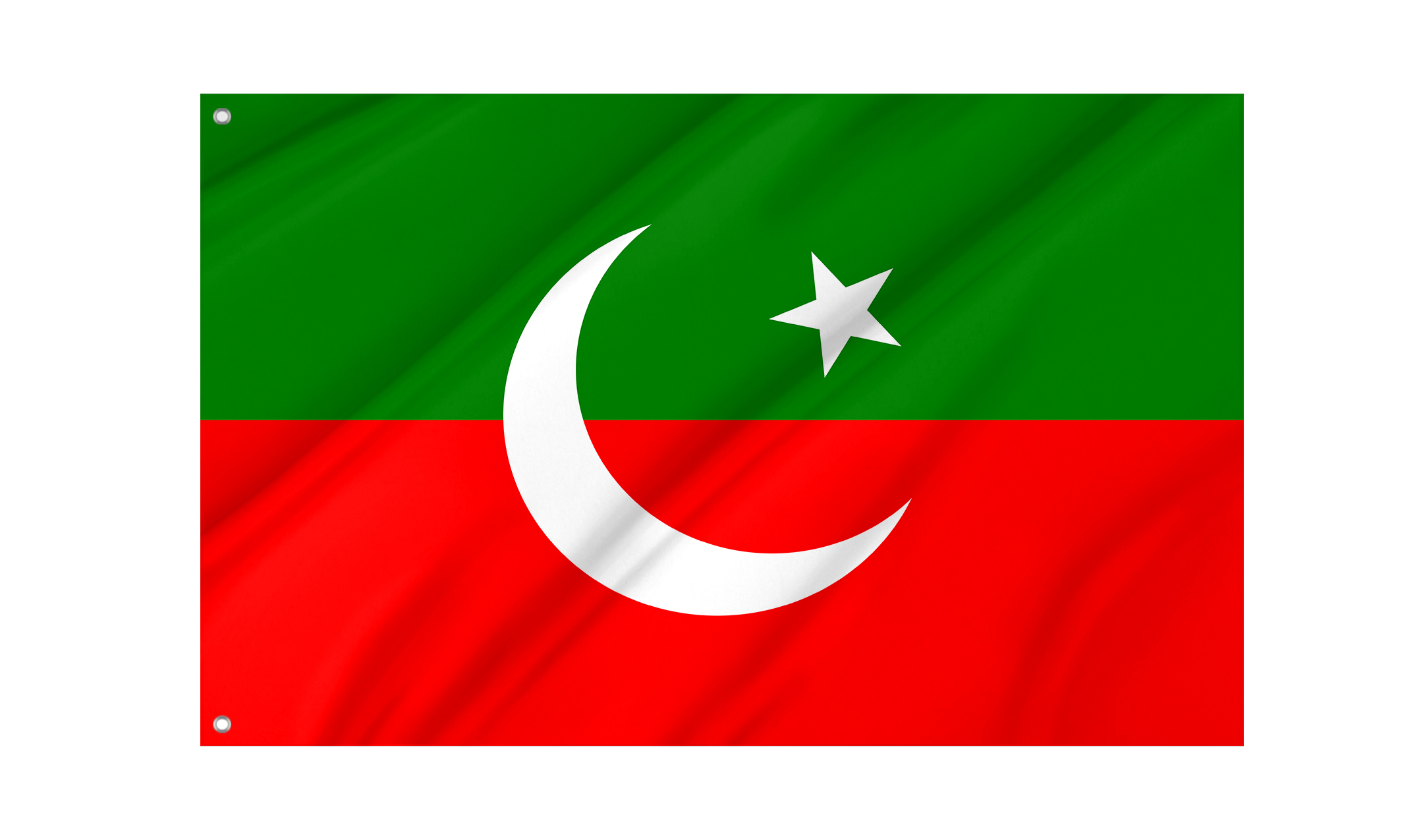 Pakistan Tehreek-e-Insaf Flag for Indoor & Outdoor Use