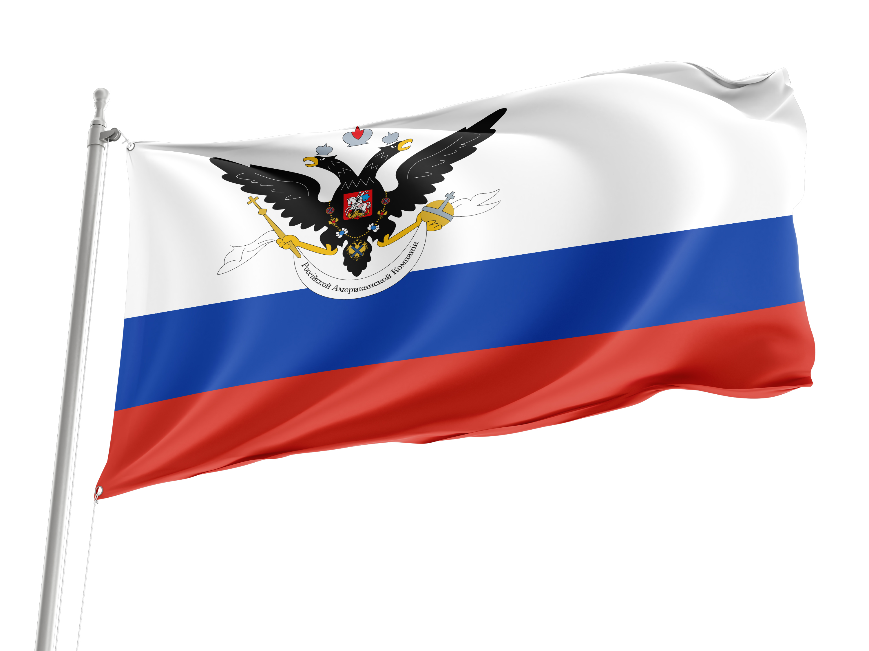 Russian-American Company Flag for Indoor & Outdoor Use