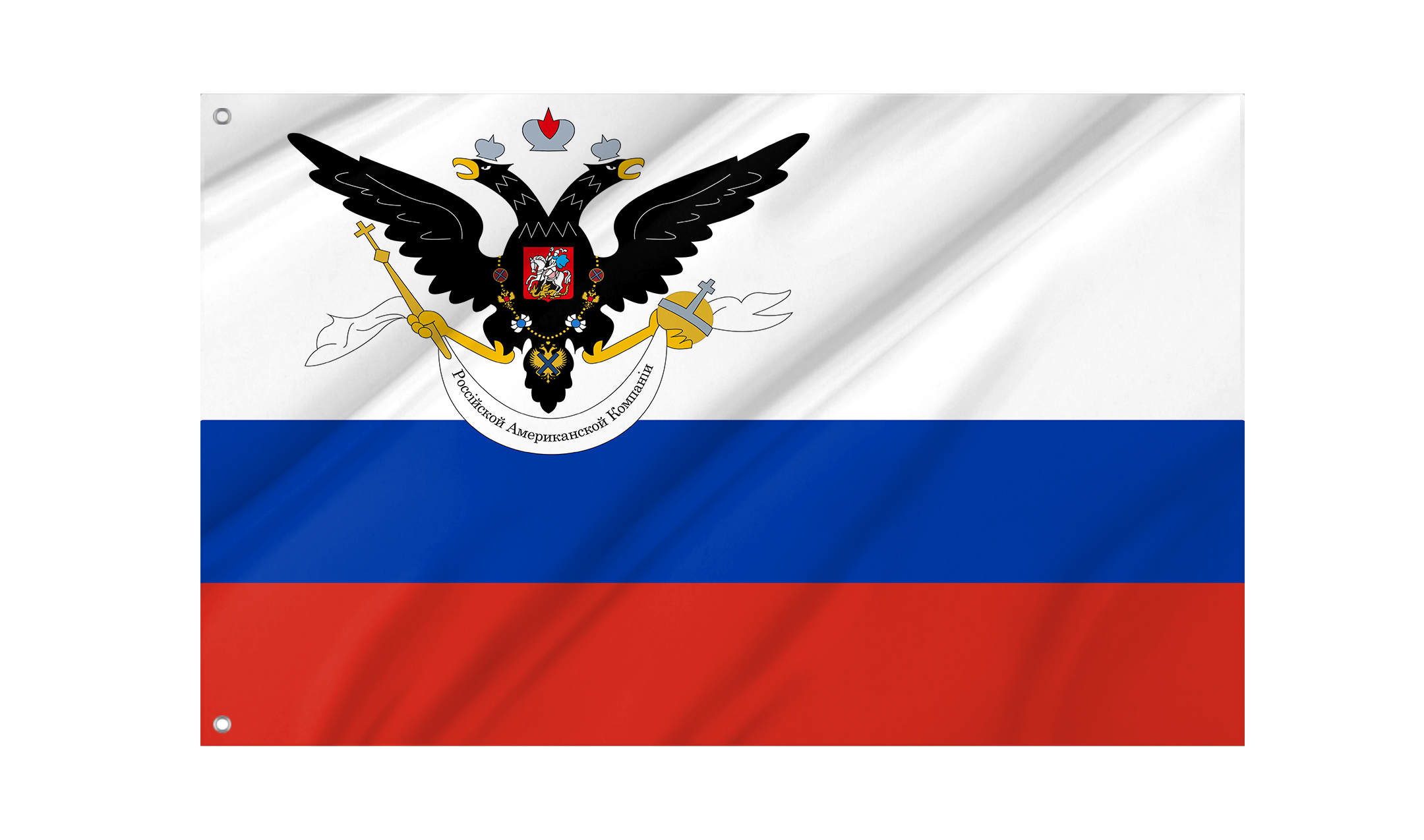 Russian-American Company Flag for Indoor & Outdoor Use