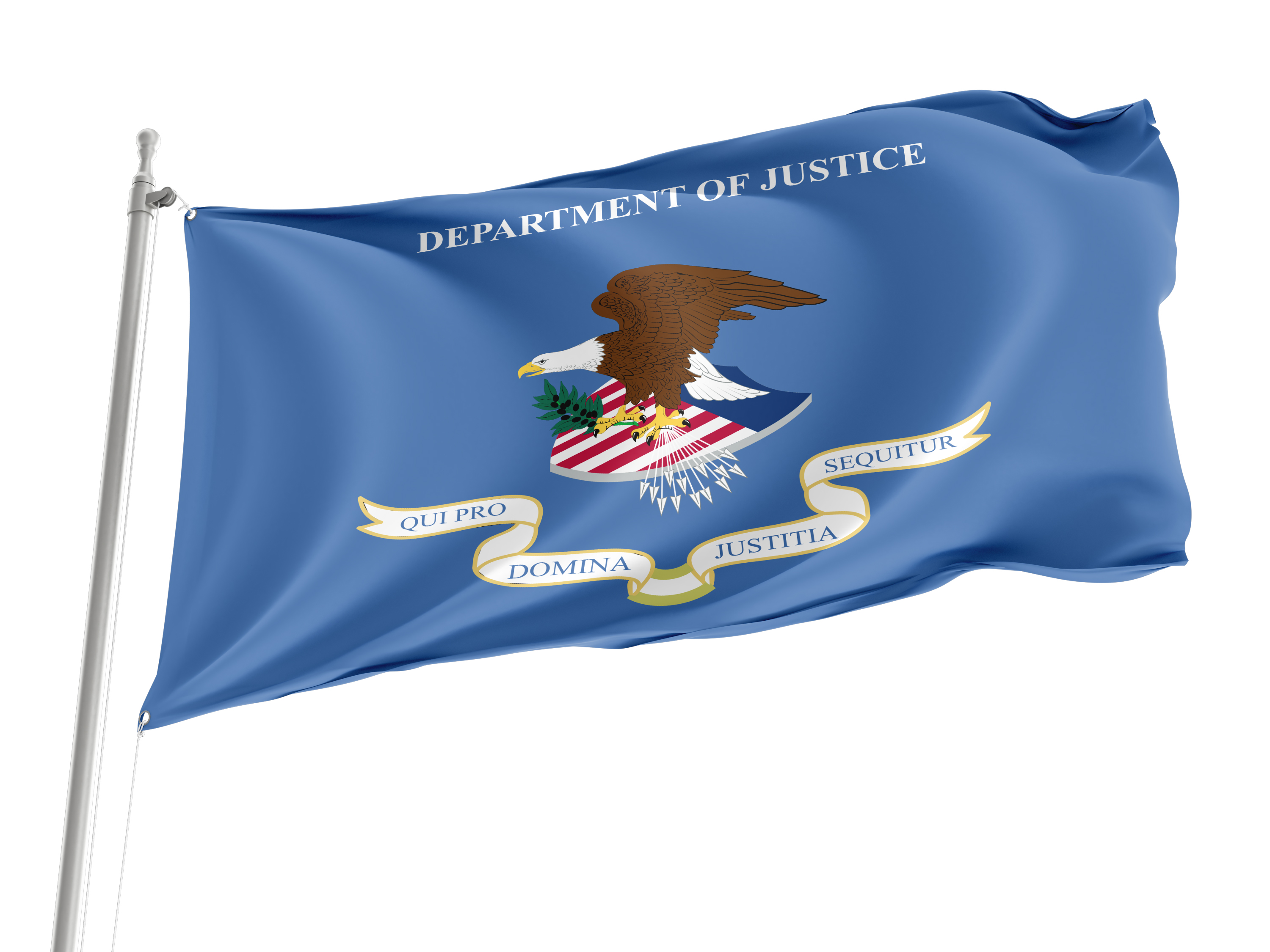 United States Department of Justice Flag for Indoor & Outdoor Use
