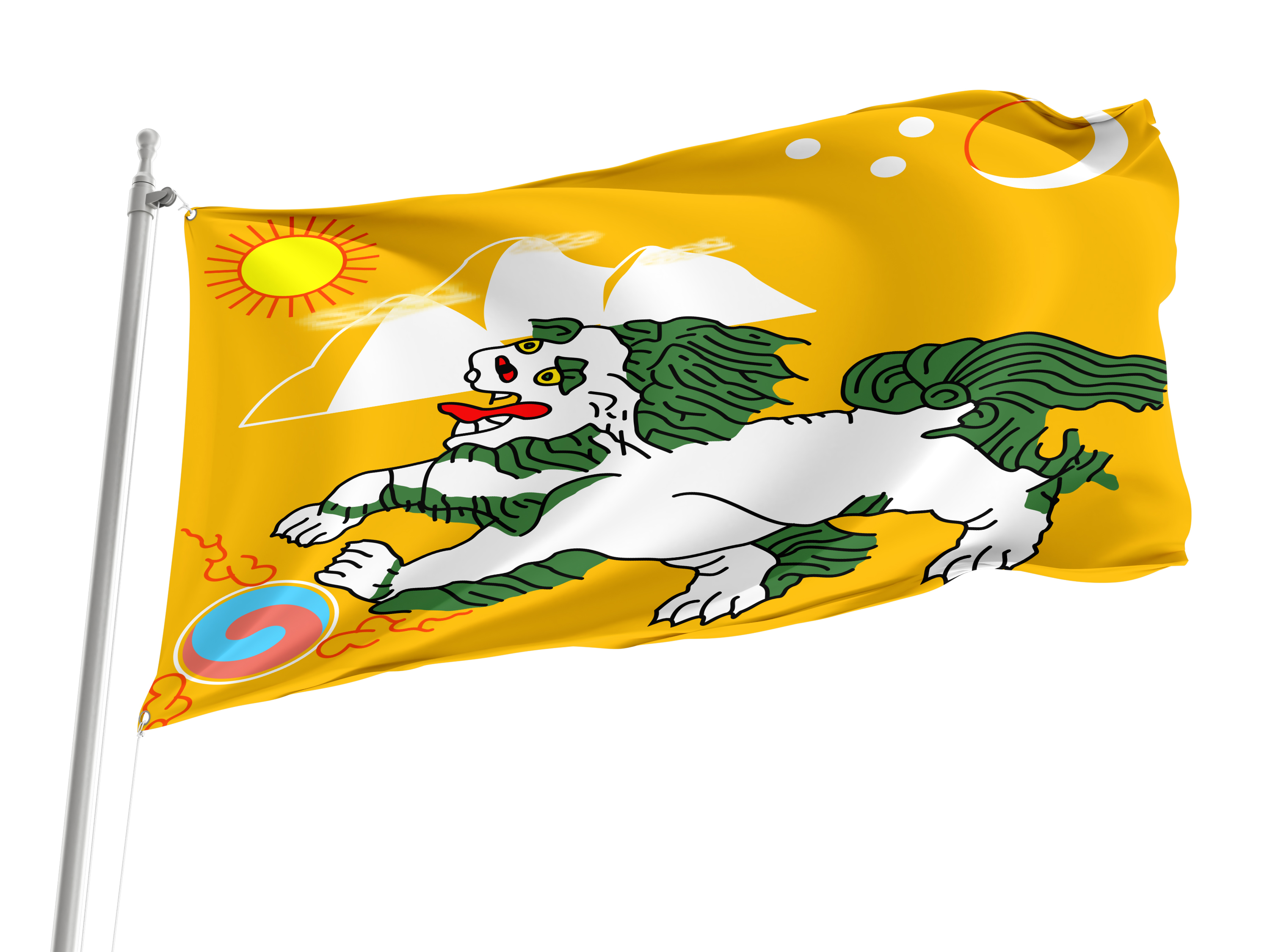 Tibet between Circa 1920-1925 Flags for Indoor & Outdoor Use